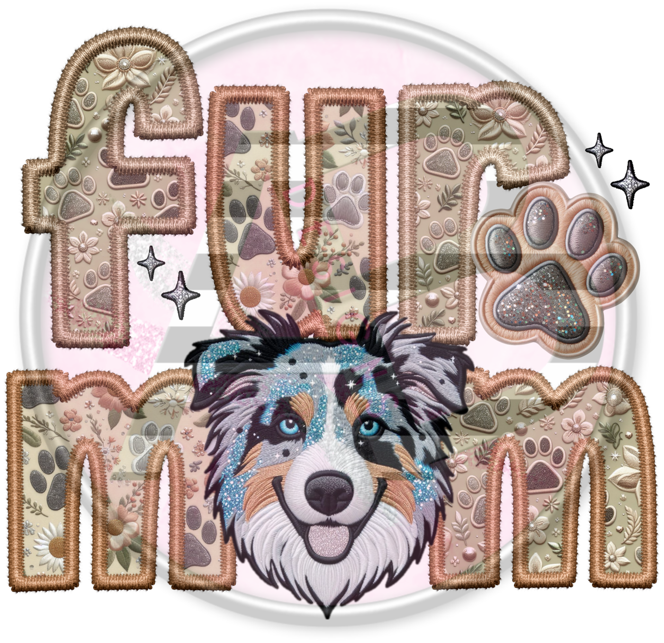 DTF Heat Transfer - Fur Mom 06