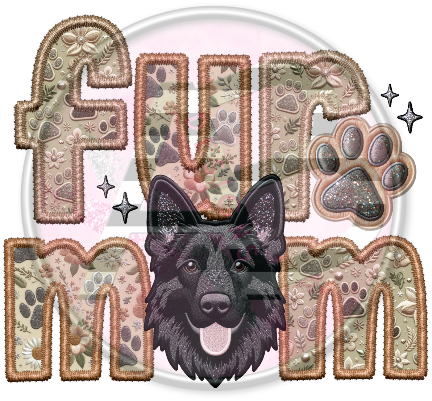 DTF Heat Transfer - Fur Mom 08