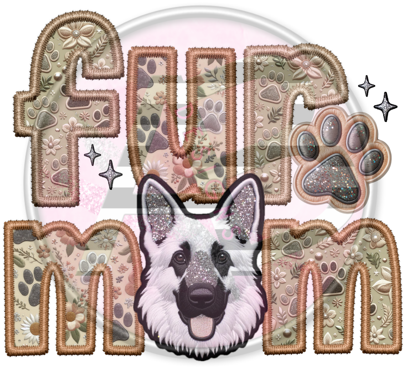 DTF Heat Transfer - Fur Mom 09