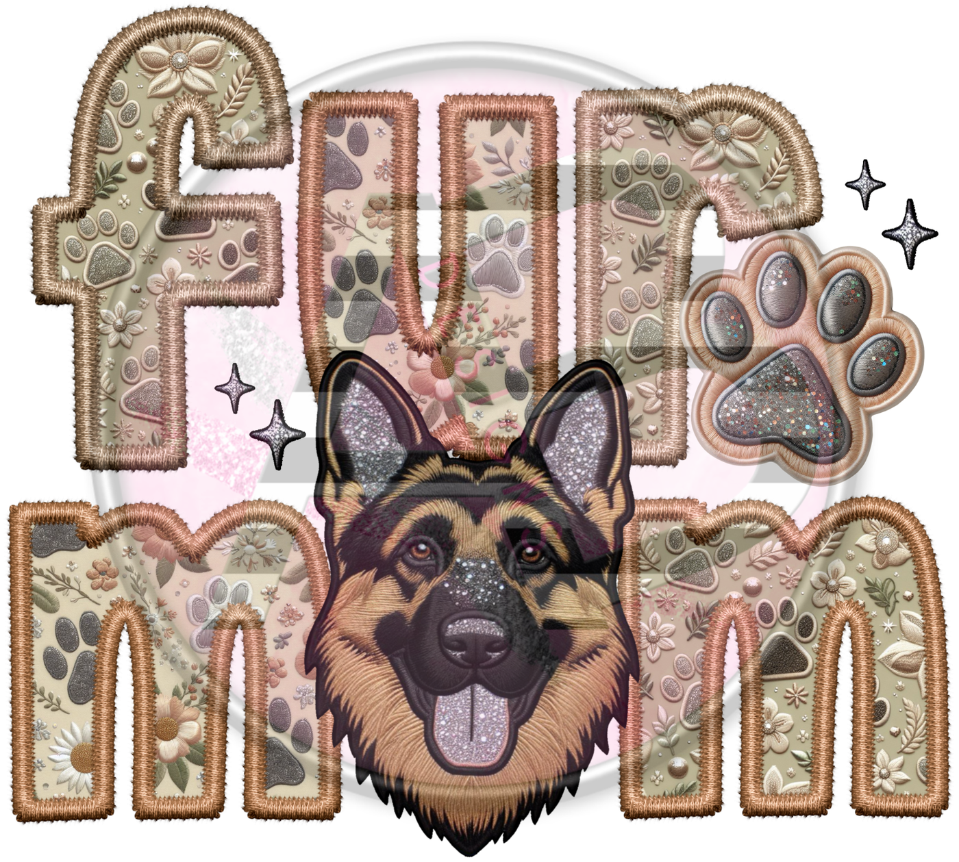 DTF Heat Transfer - Fur Mom 10