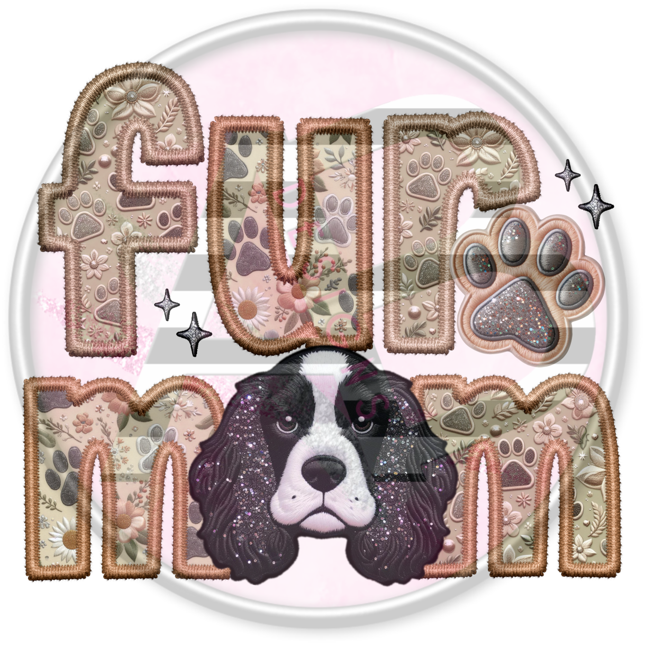 DTF Heat Transfer - Fur Mom 102