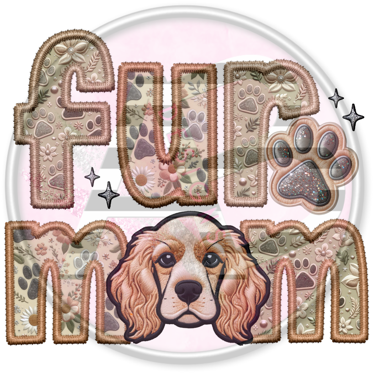 DTF Heat Transfer - Fur Mom 103