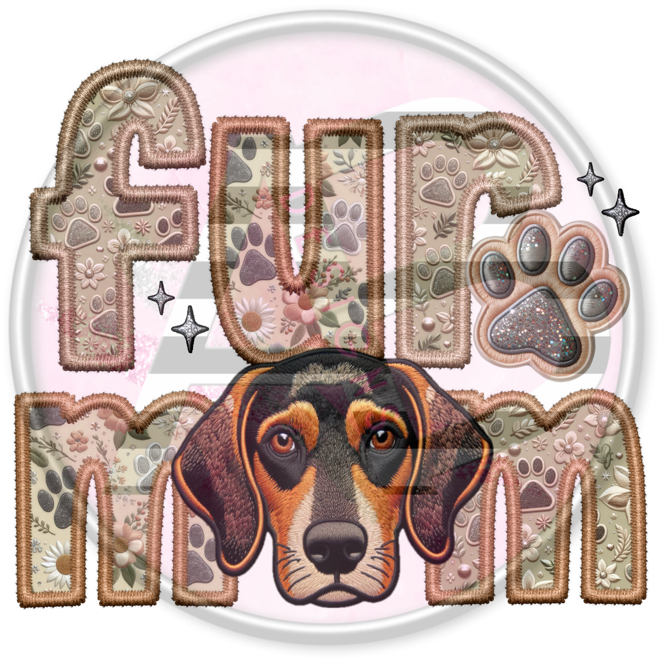 DTF Heat Transfer - Fur Mom 104