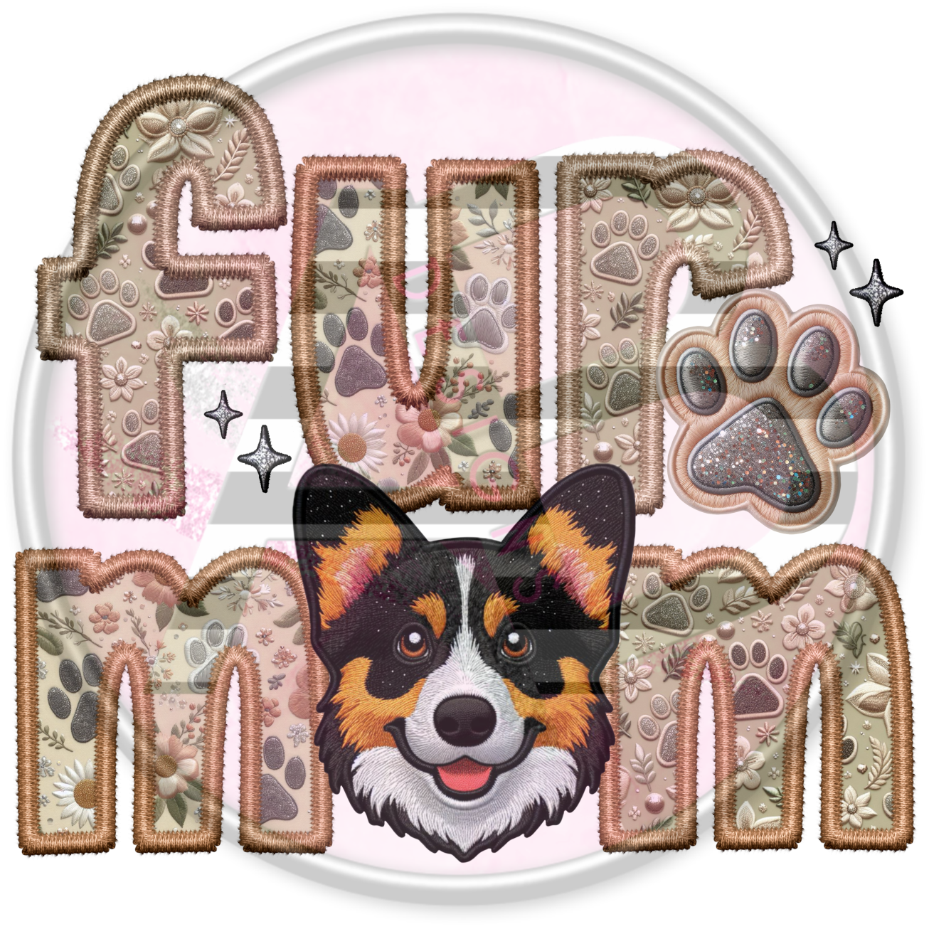 DTF Heat Transfer - Fur Mom 106