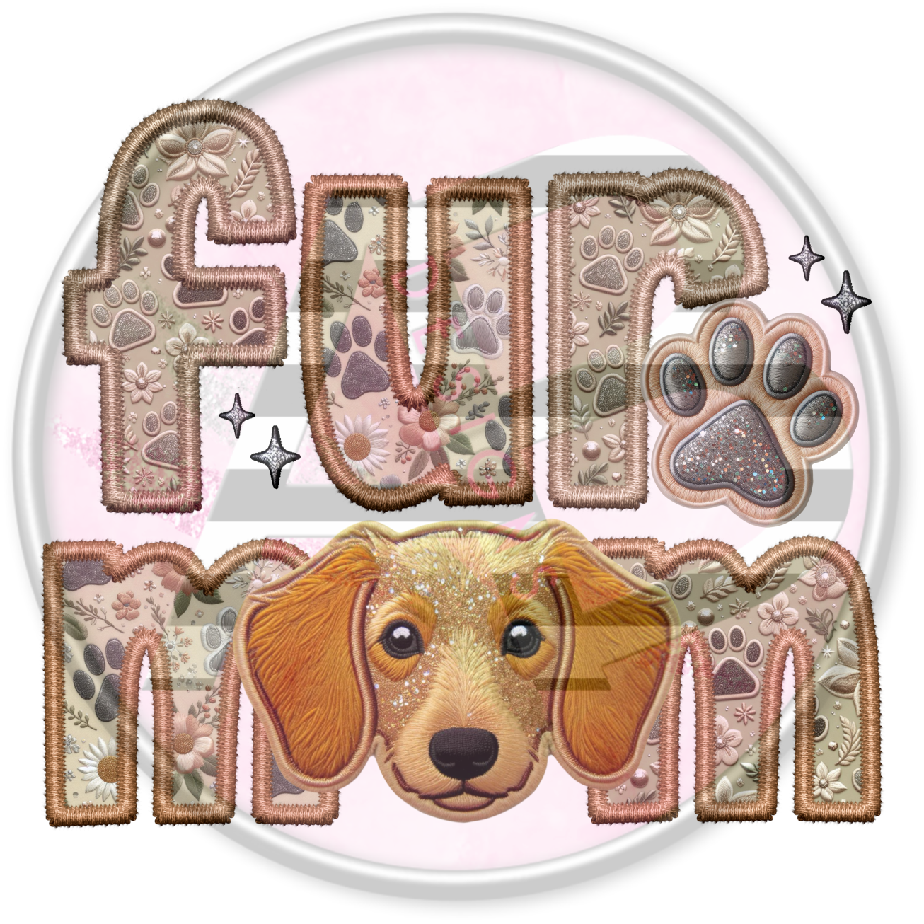 DTF Heat Transfer - Fur Mom 109