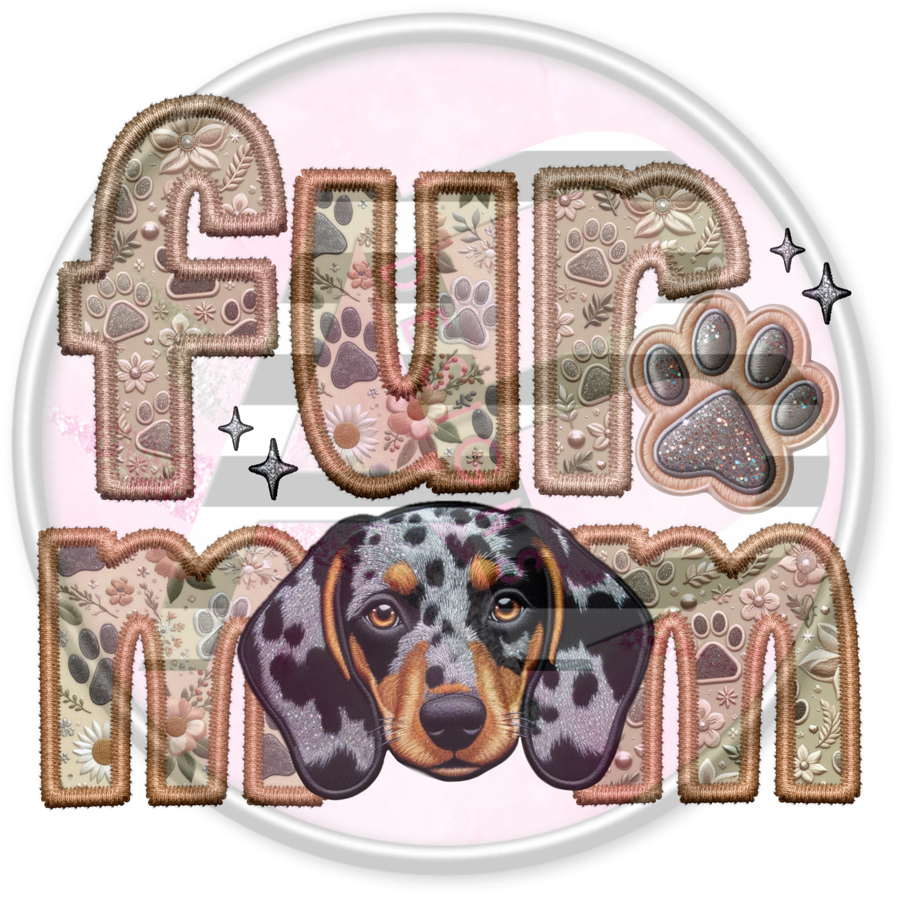 DTF Heat Transfer - Fur Mom 100