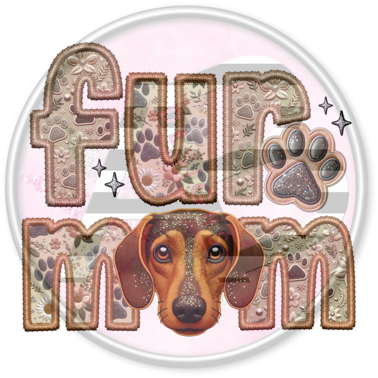 DTF Heat Transfer - Fur Mom 112