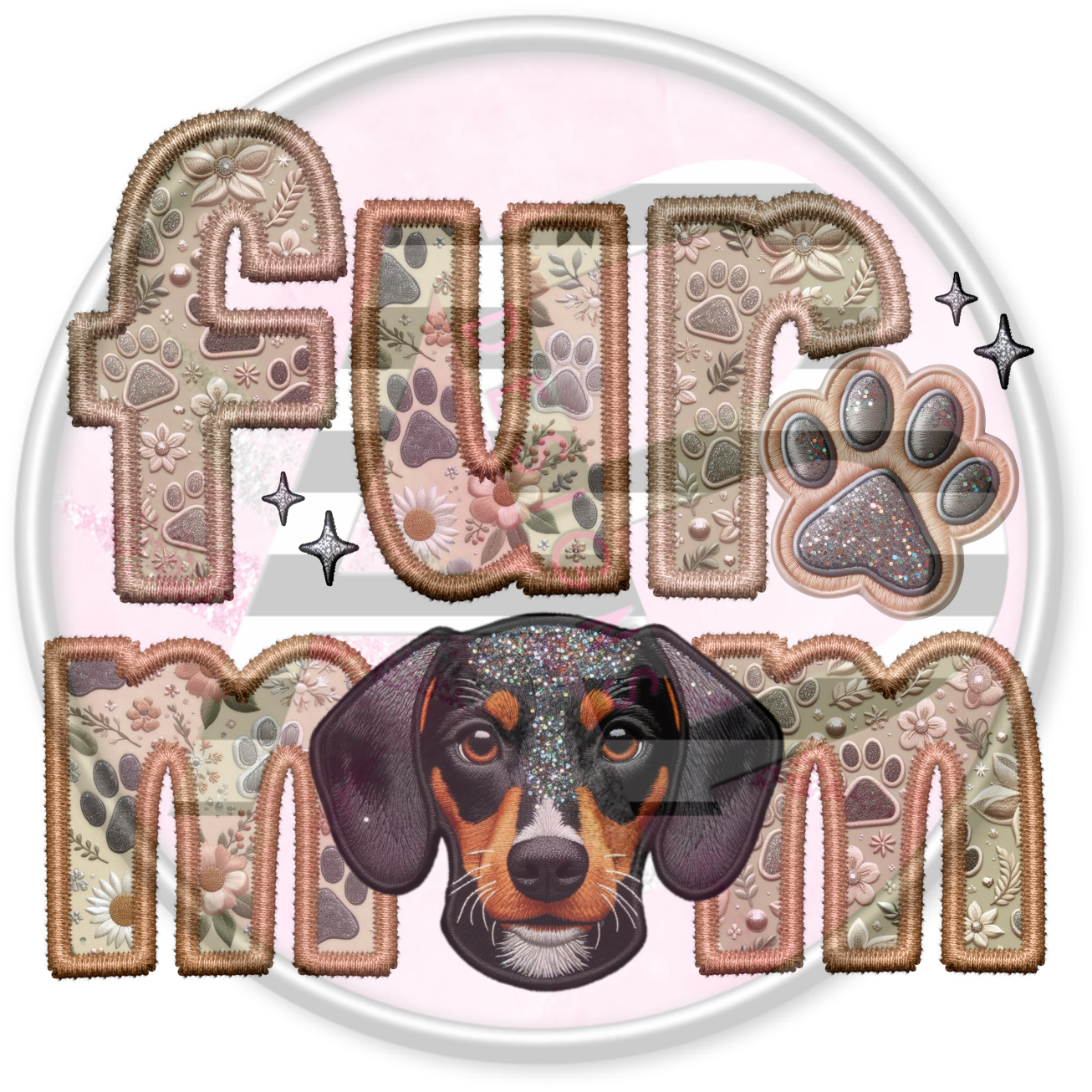 DTF Heat Transfer - Fur Mom 113