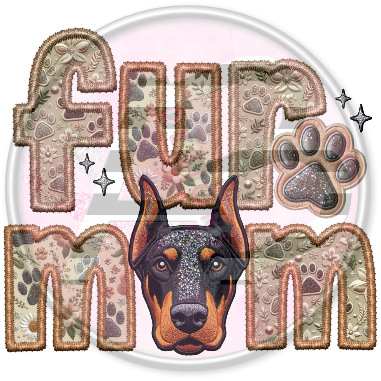 DTF Heat Transfer - Fur Mom 115