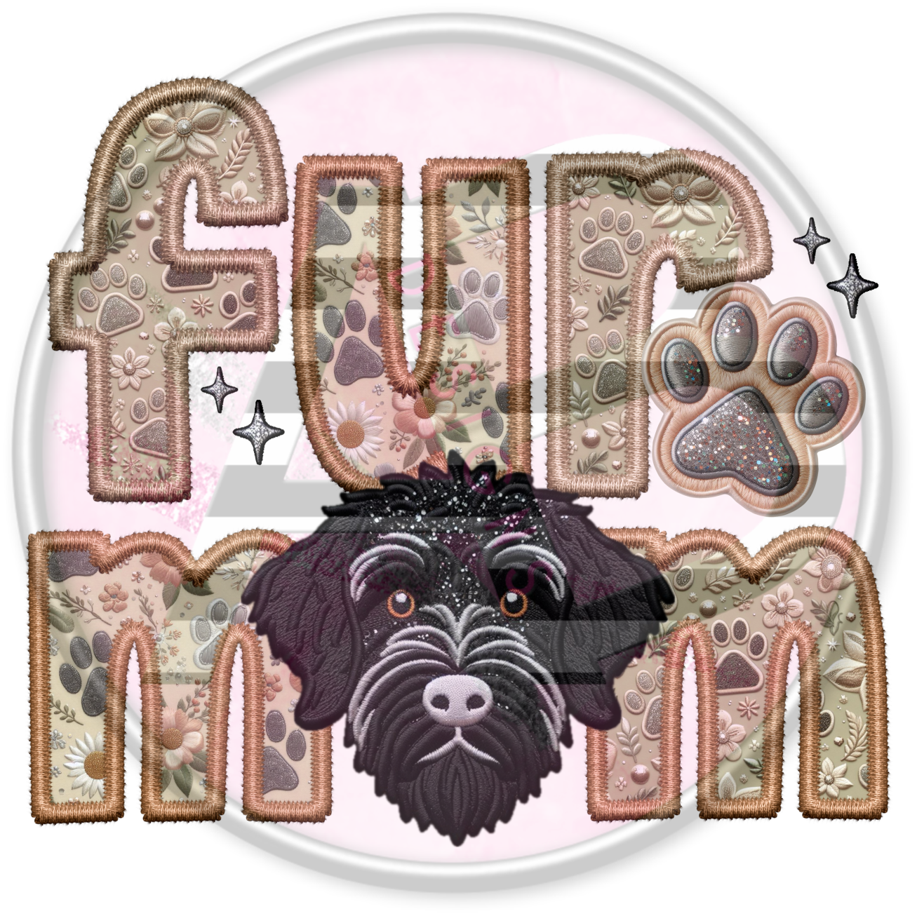 DTF Heat Transfer - Fur Mom 116