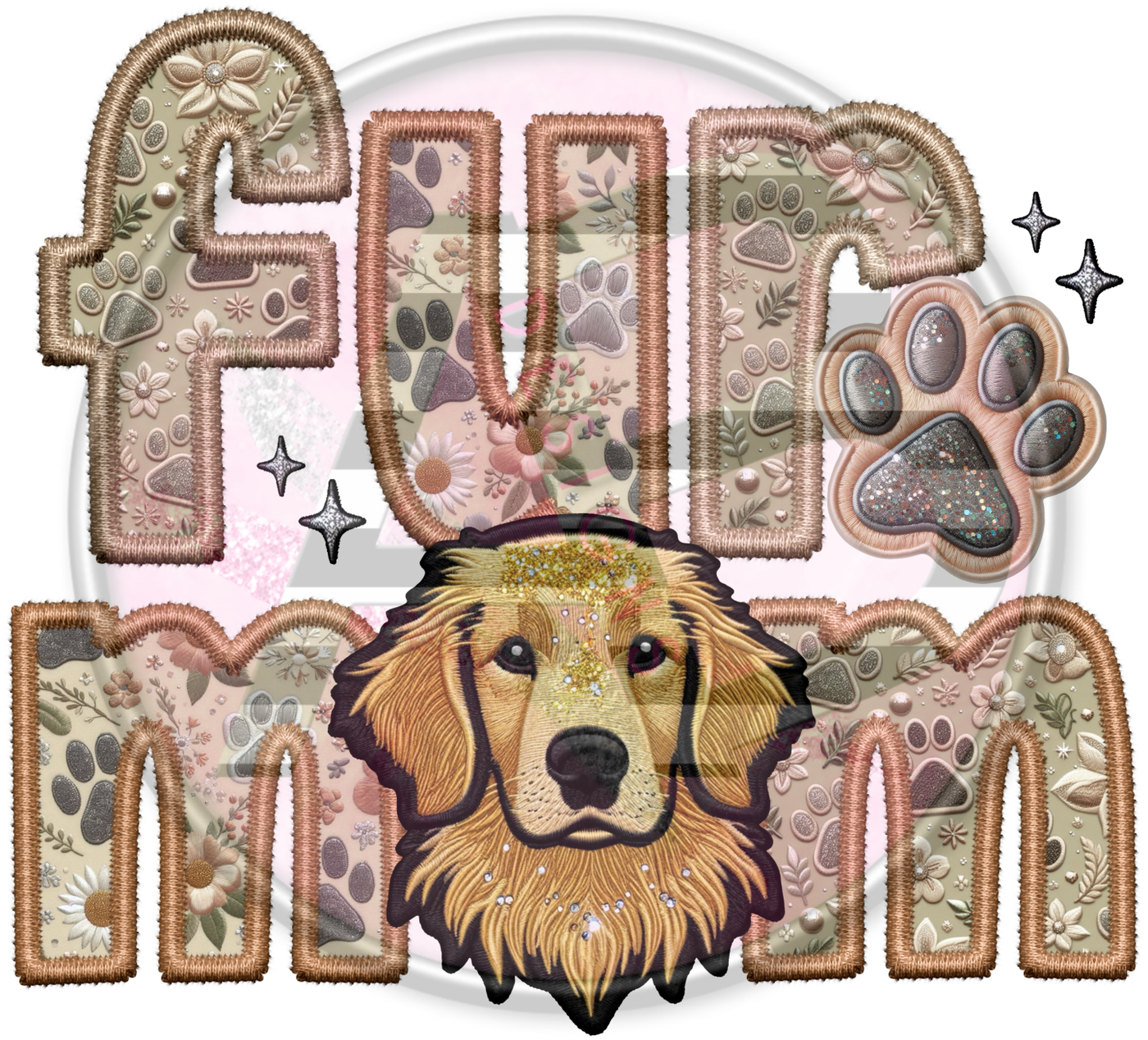 DTF Heat Transfer - Fur Mom 12