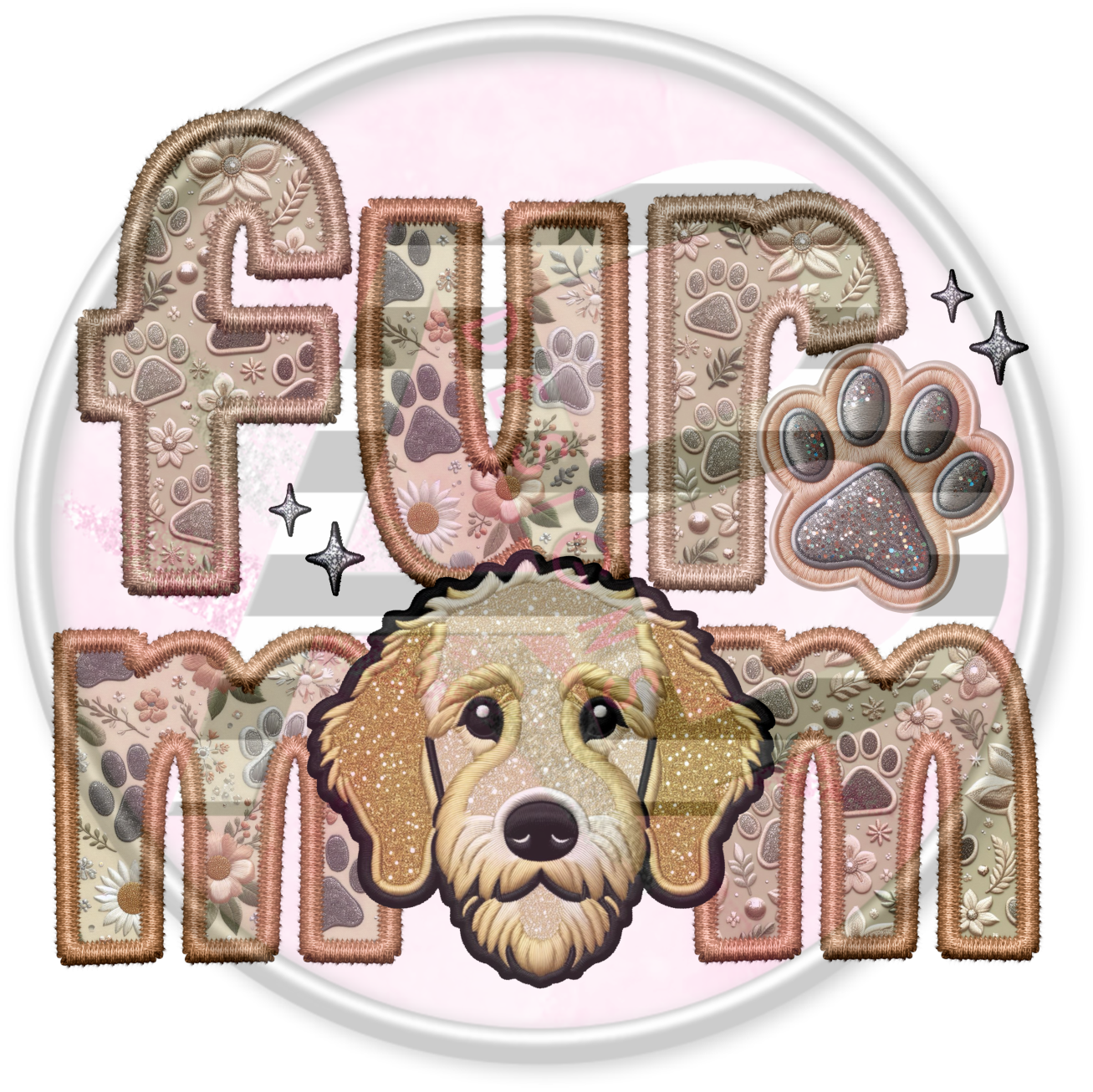 DTF Heat Transfer - Fur Mom 120