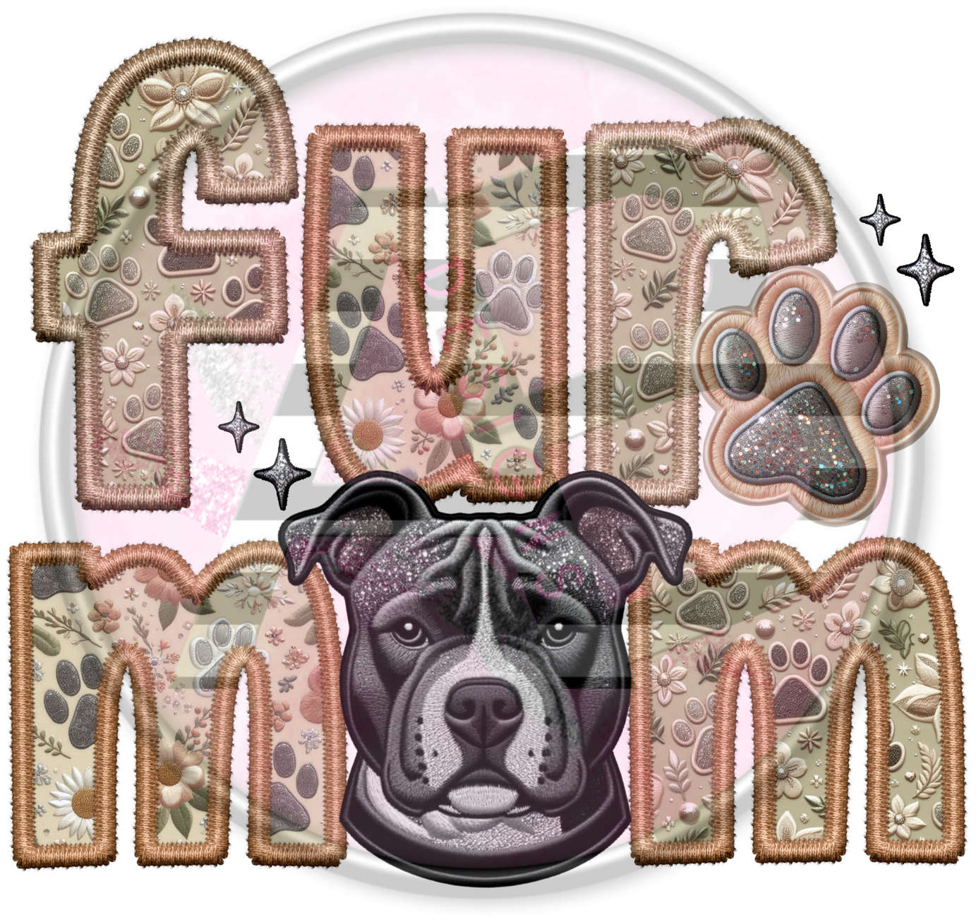 DTF Heat Transfer - Fur Mom 130