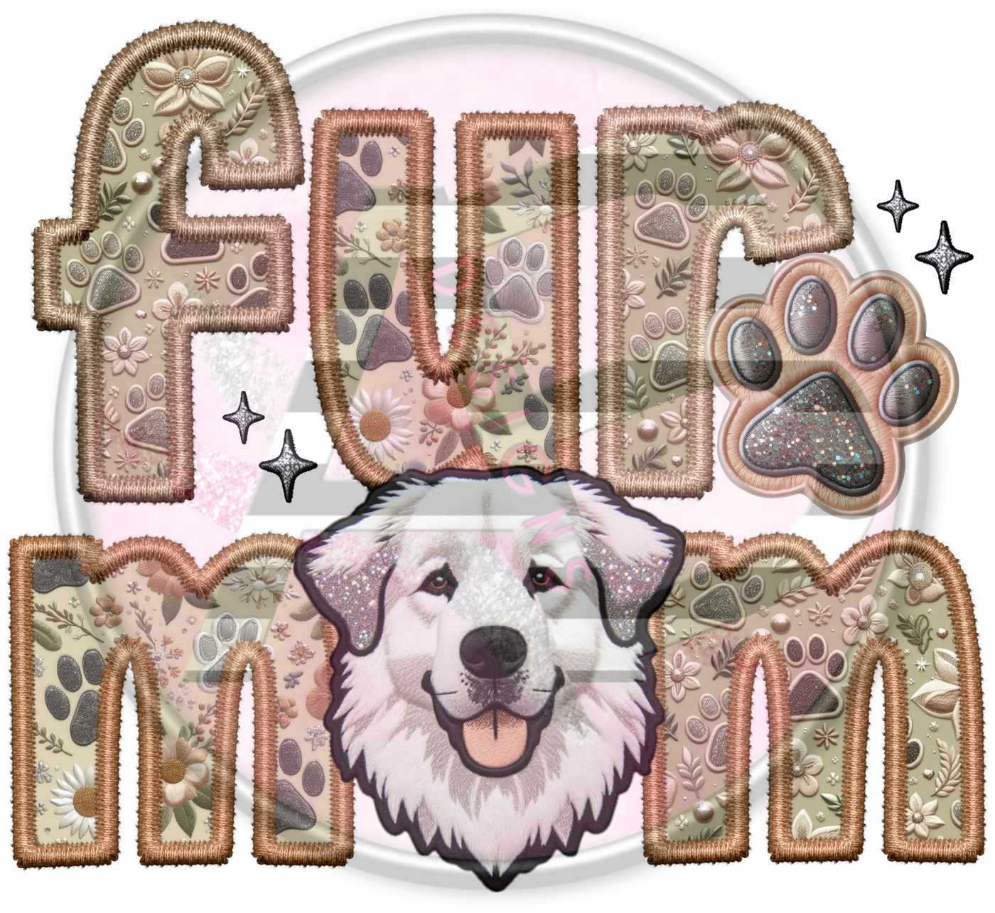 DTF Heat Transfer - Fur Mom 16