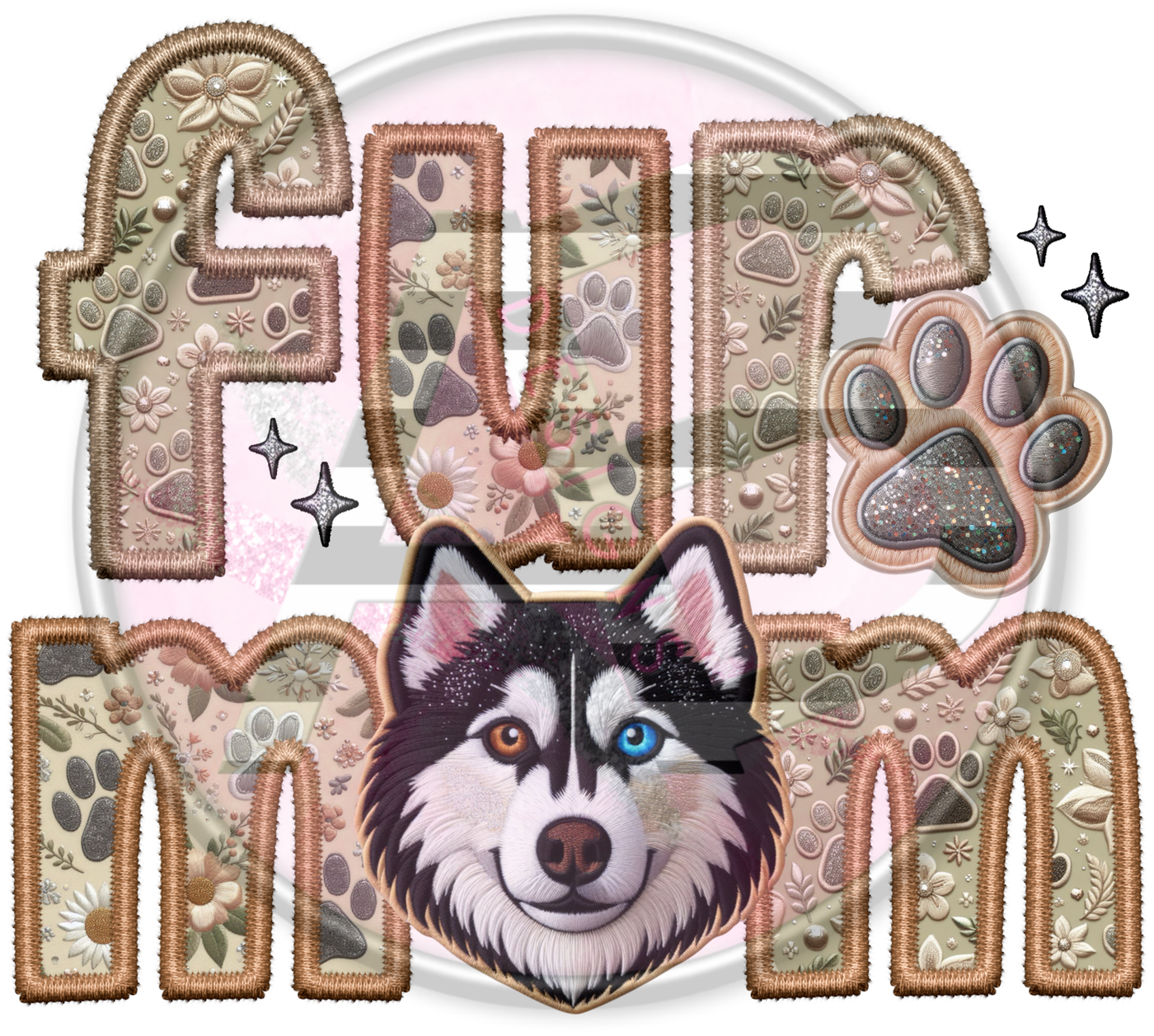 DTF Heat Transfer - Fur Mom 18