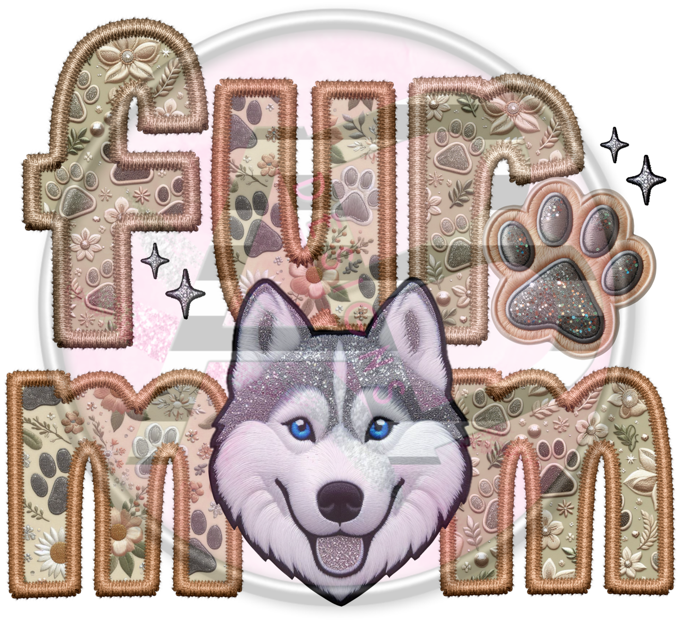 DTF Heat Transfer - Fur Mom 19