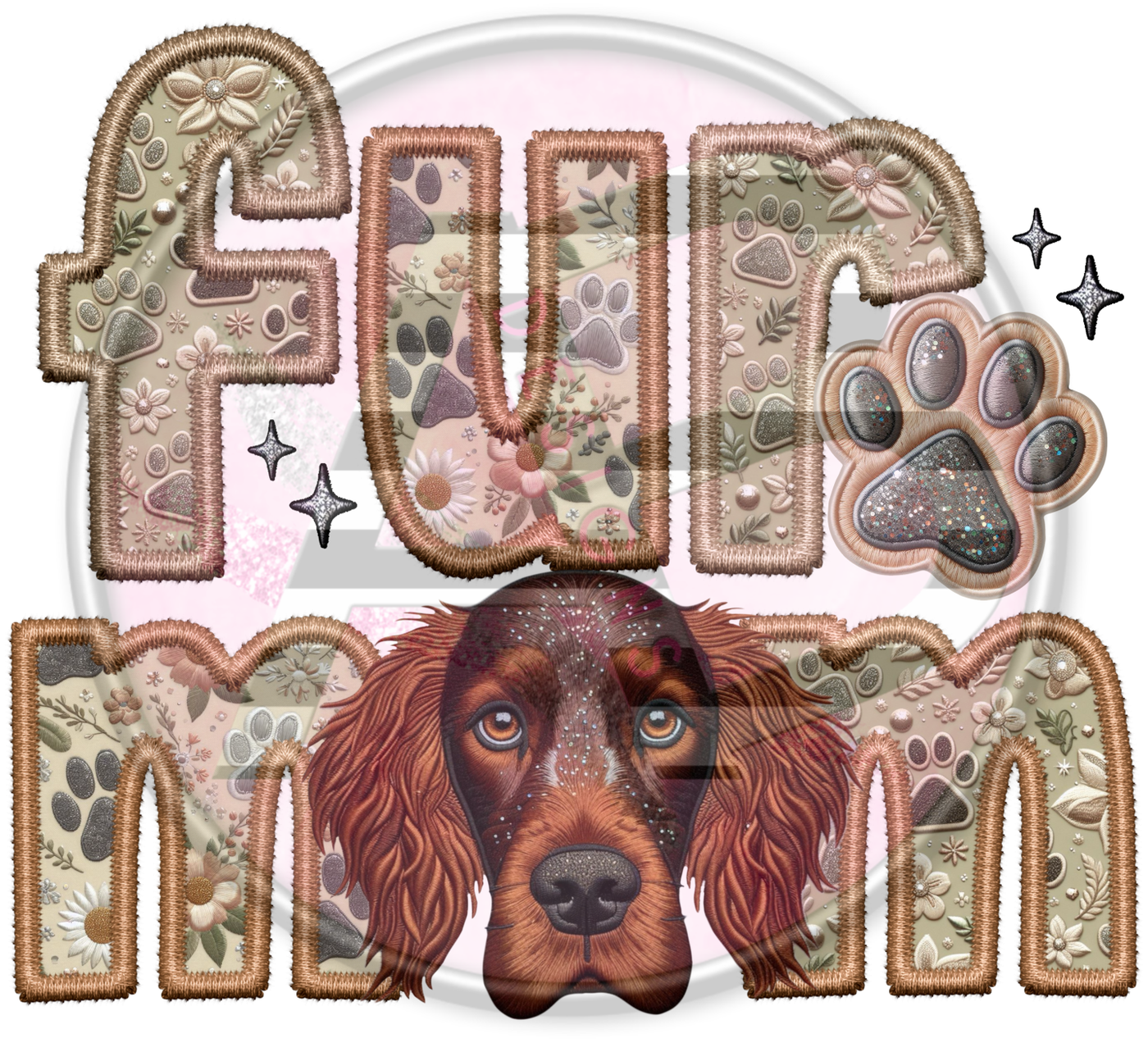 DTF Heat Transfer - Fur Mom 21