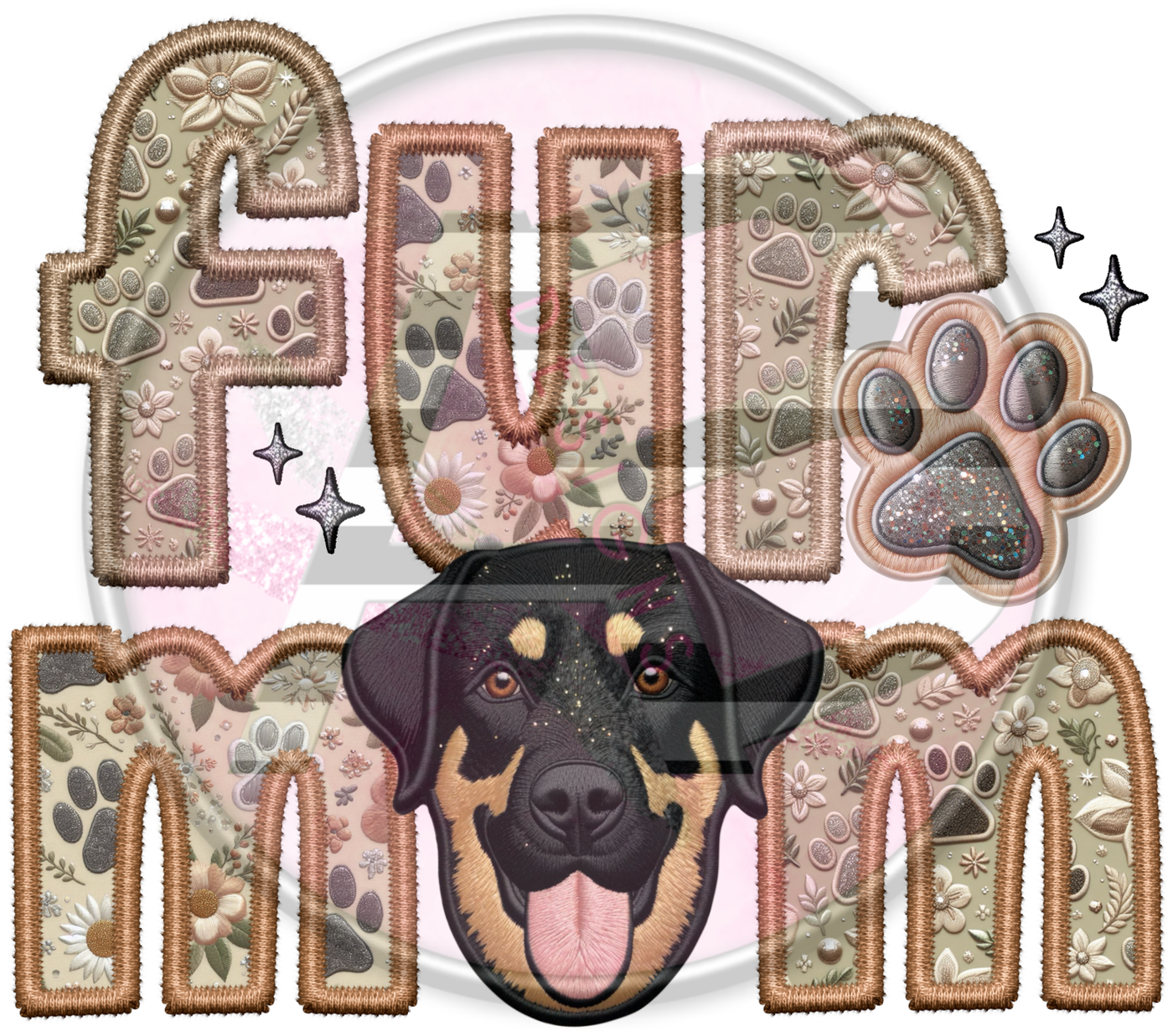 DTF Heat Transfer - Fur Mom 25