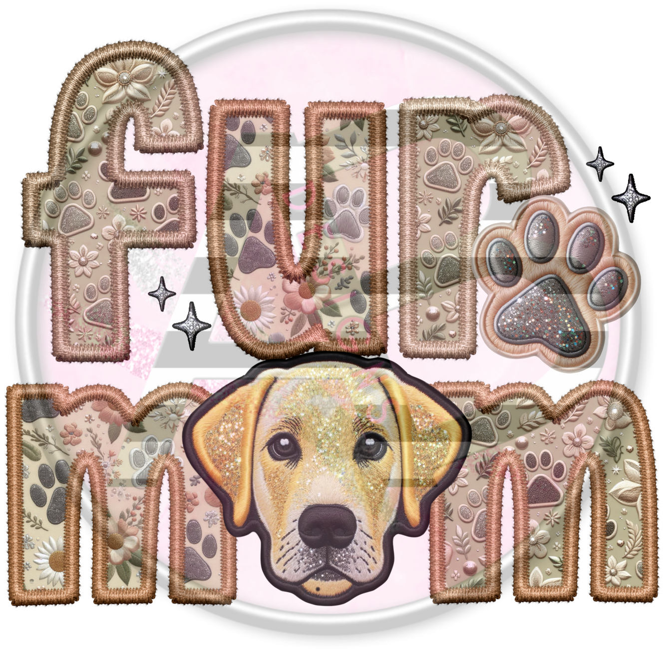 DTF Heat Transfer - Fur Mom 30