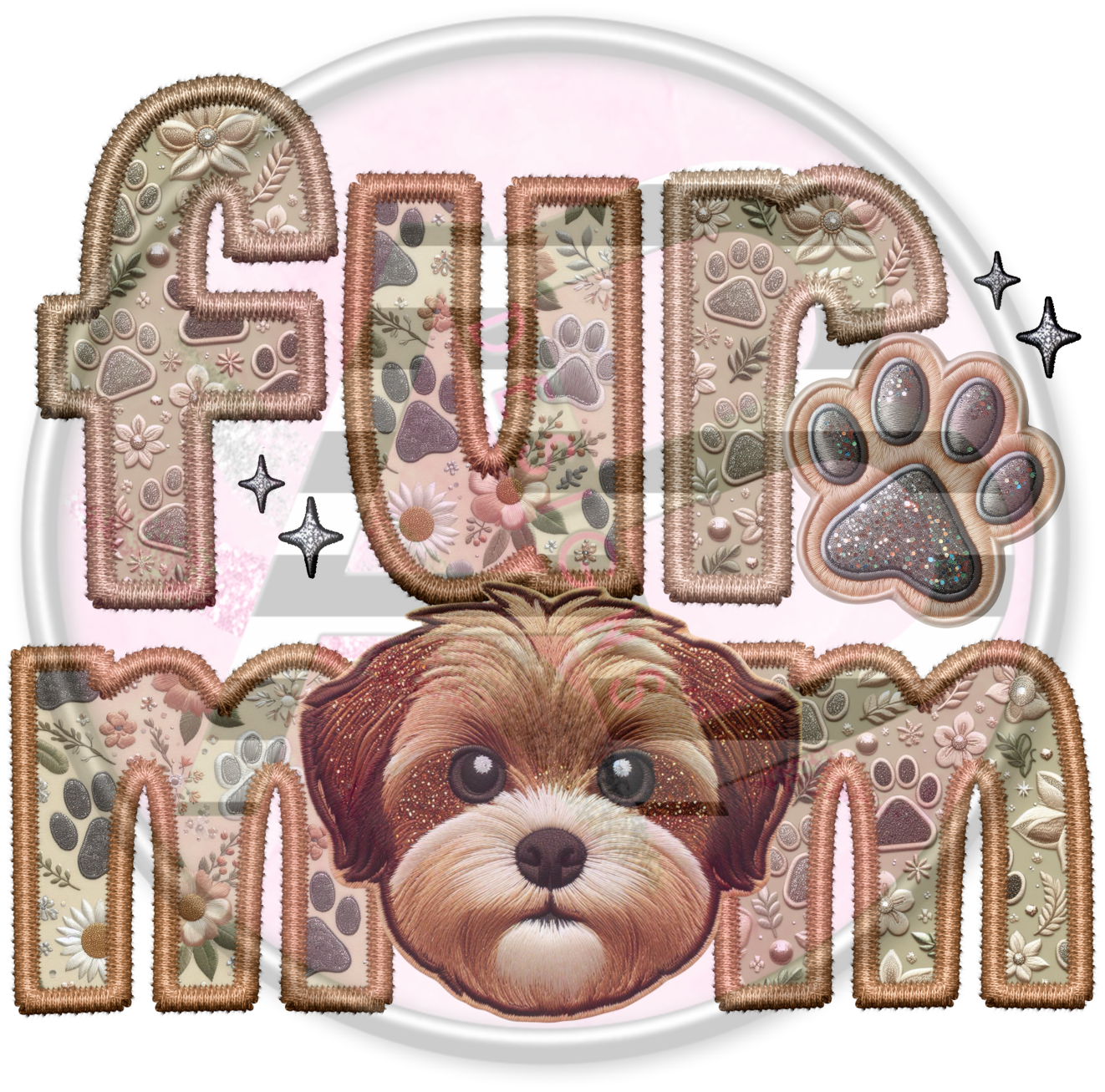 DTF Heat Transfer - Fur Mom 32