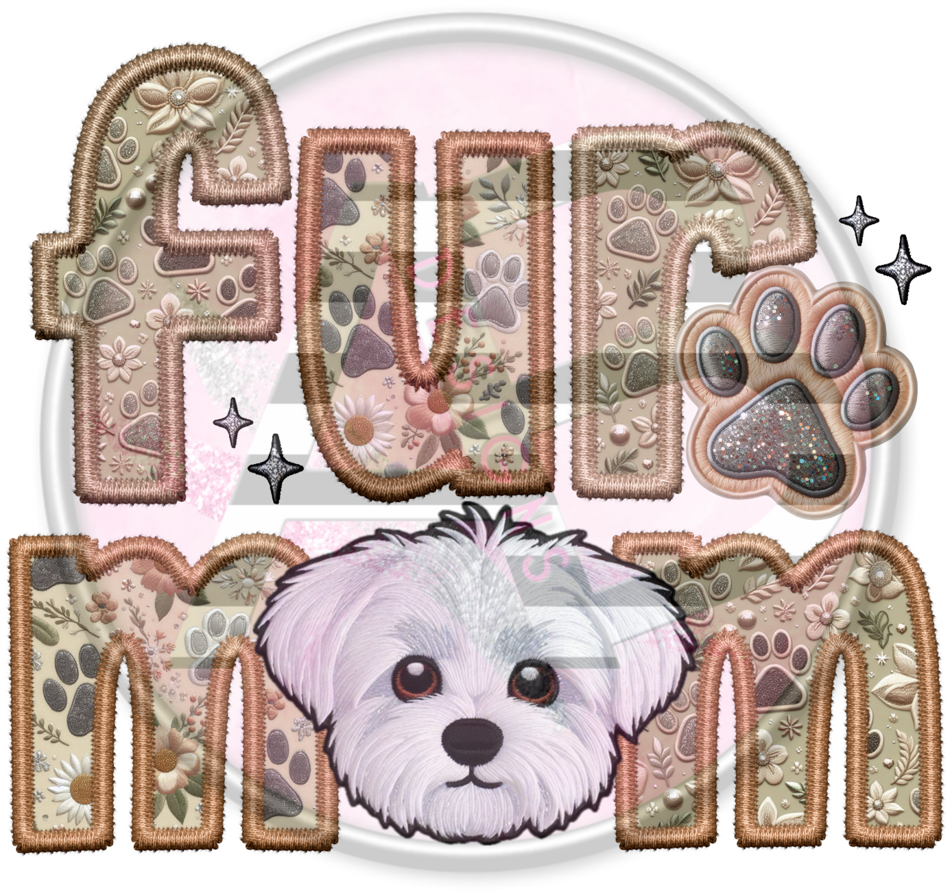 DTF Heat Transfer - Fur Mom 33