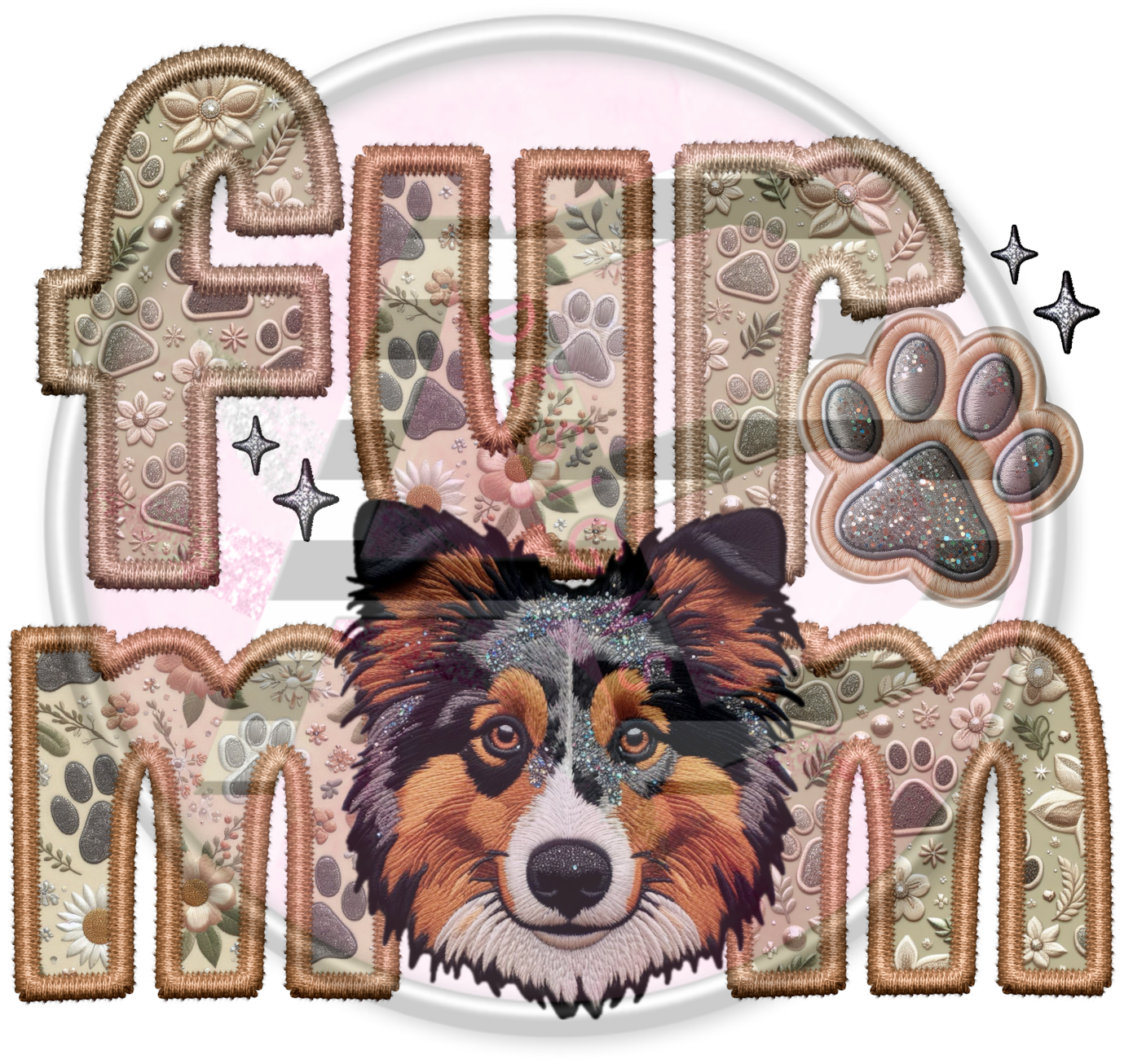 DTF Heat Transfer - Fur Mom 36