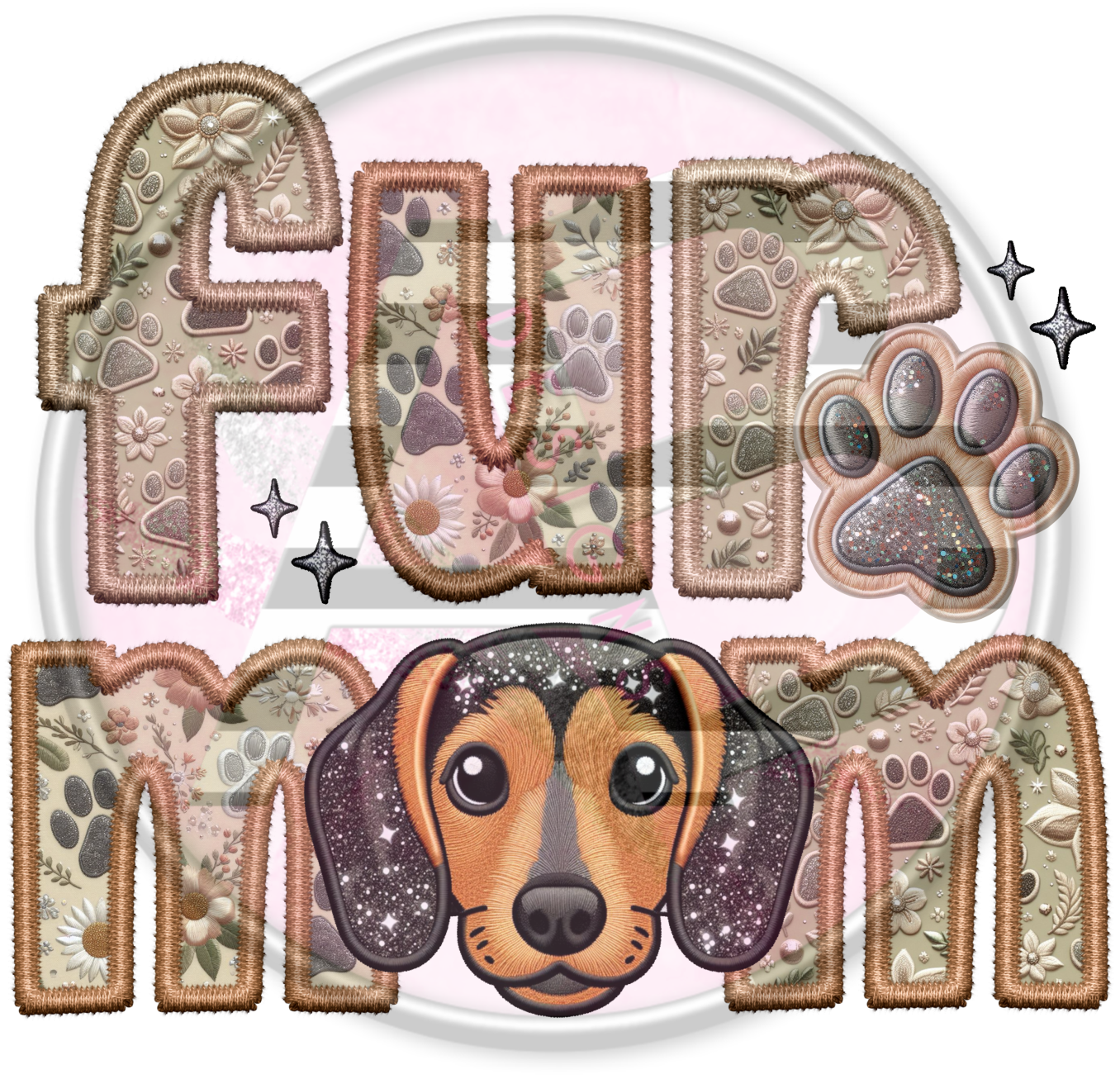 DTF Heat Transfer - Fur Mom 37