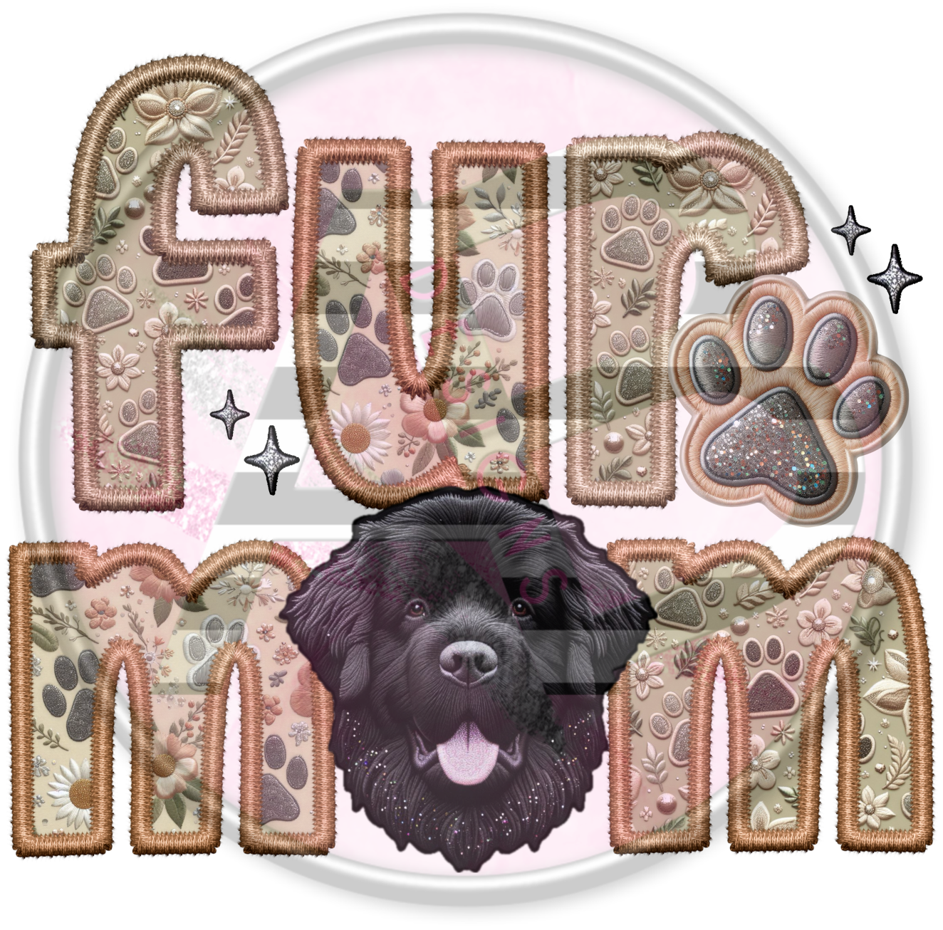 DTF Heat Transfer - Fur Mom 38