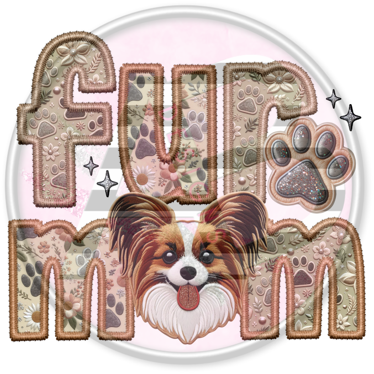 DTF Heat Transfer - Fur Mom 39