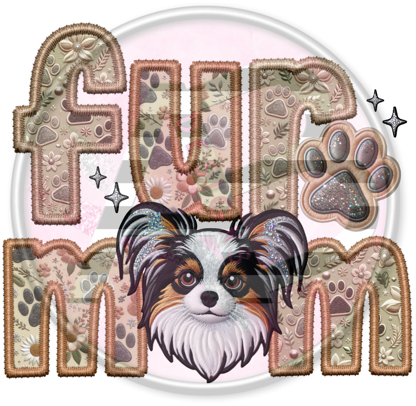 DTF Heat Transfer - Fur Mom 40