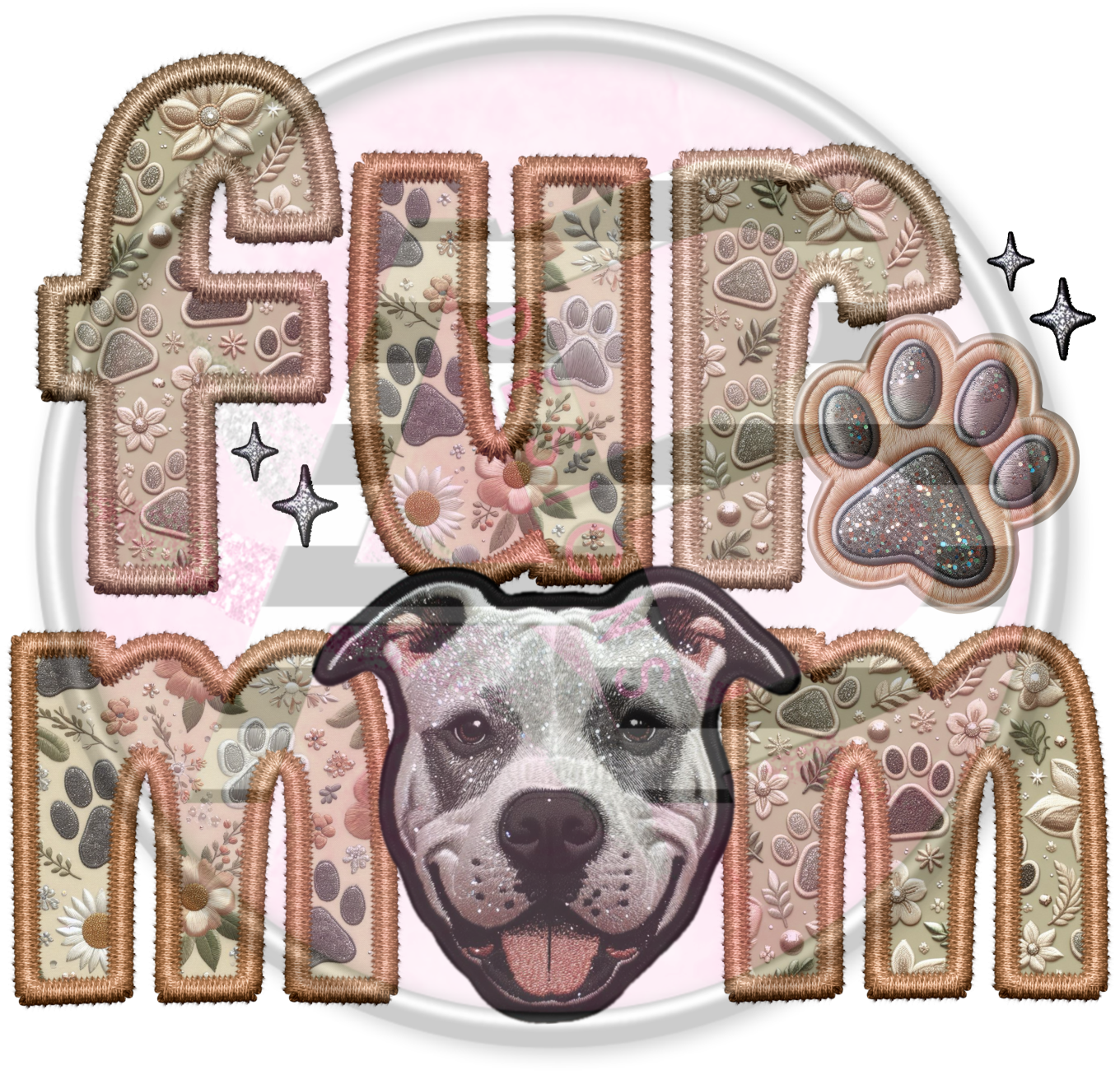 DTF Heat Transfer - Fur Mom 45