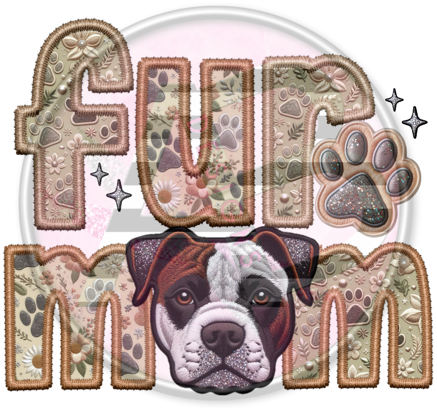 DTF Heat Transfer - Fur Mom 46