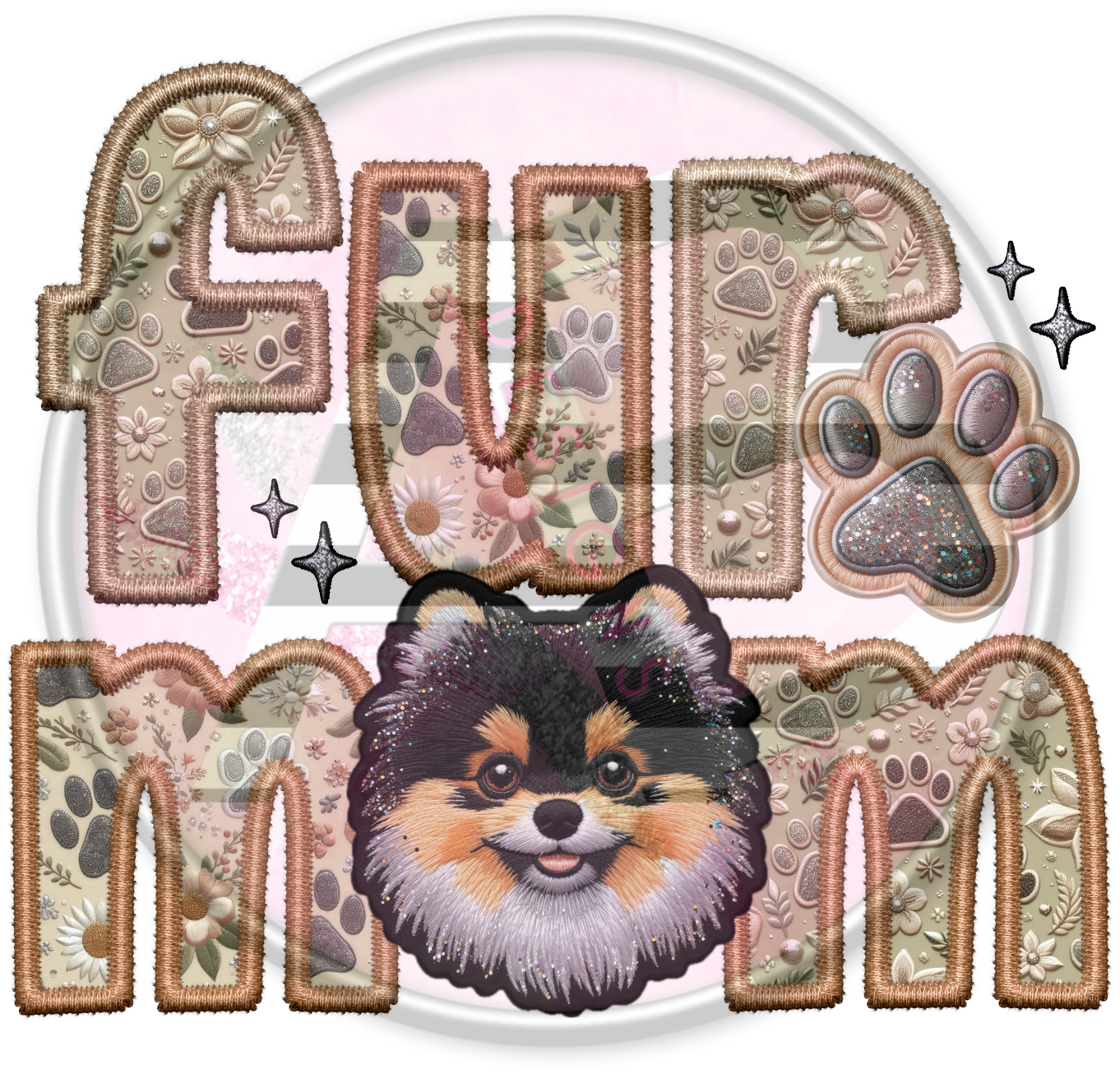 DTF Heat Transfer - Fur Mom 47