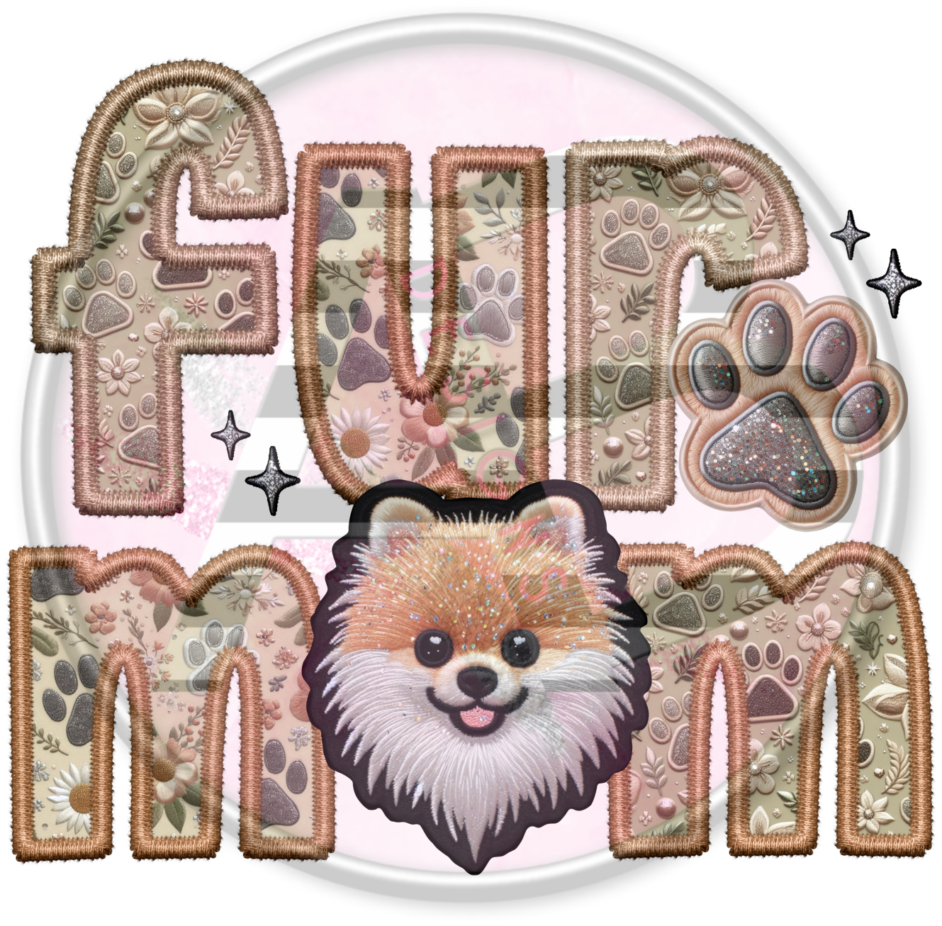 DTF Heat Transfer - Fur Mom 49