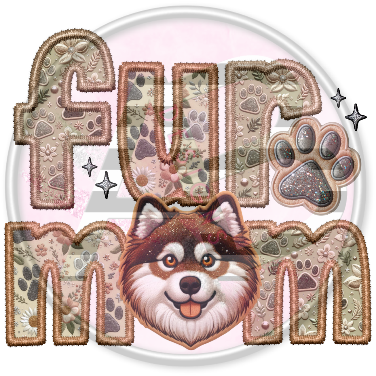 DTF Heat Transfer - Fur Mom 50