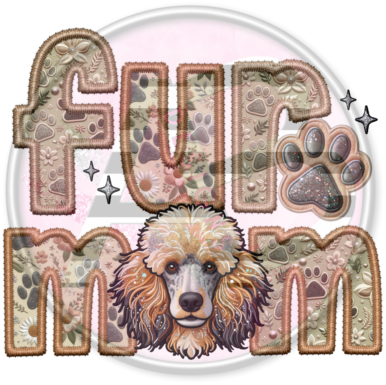 DTF Heat Transfer - Fur Mom 51