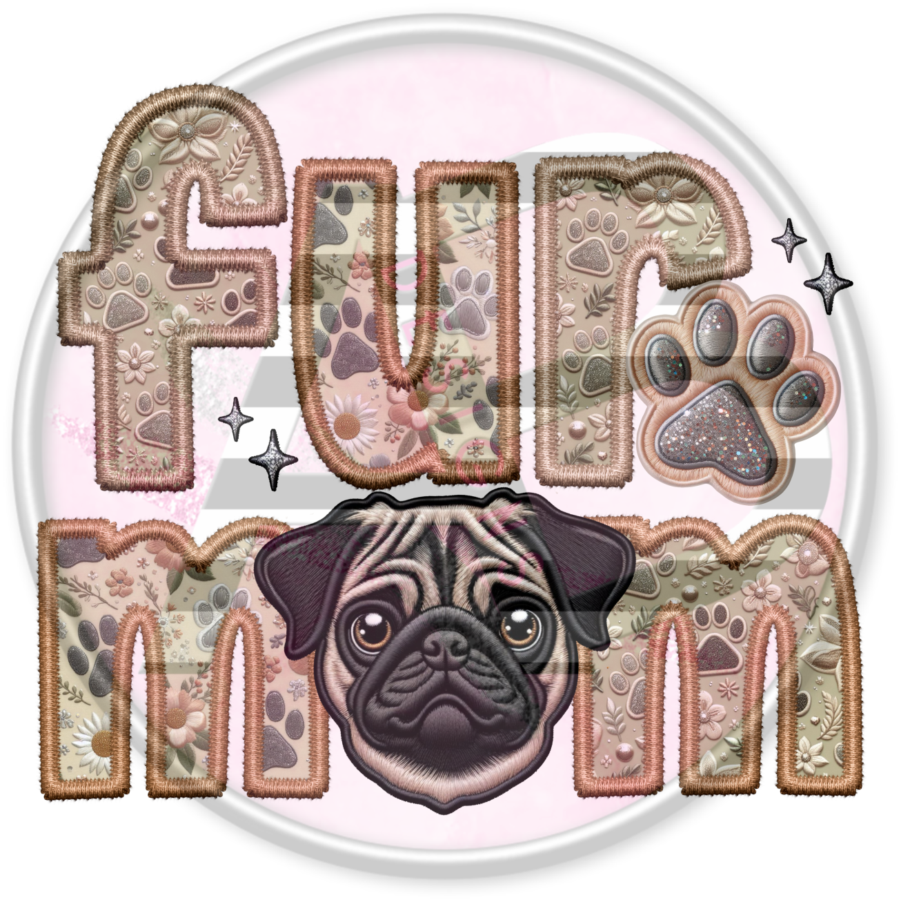 DTF Heat Transfer - Fur Mom 53