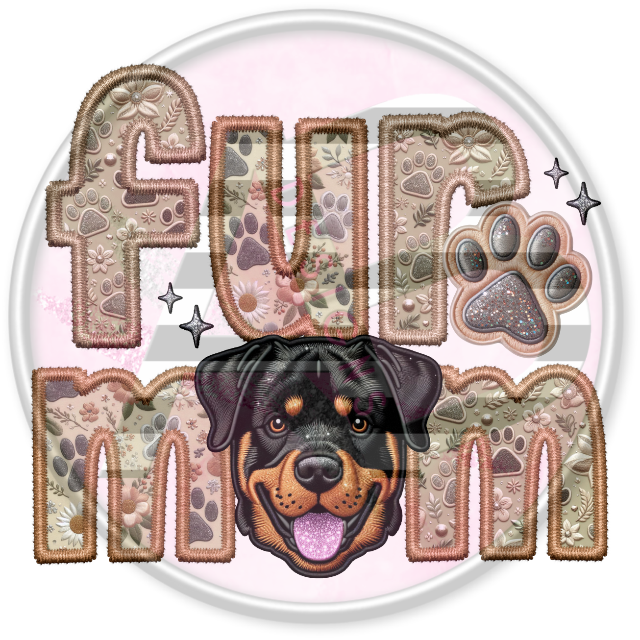 DTF Heat Transfer - Fur Mom 55