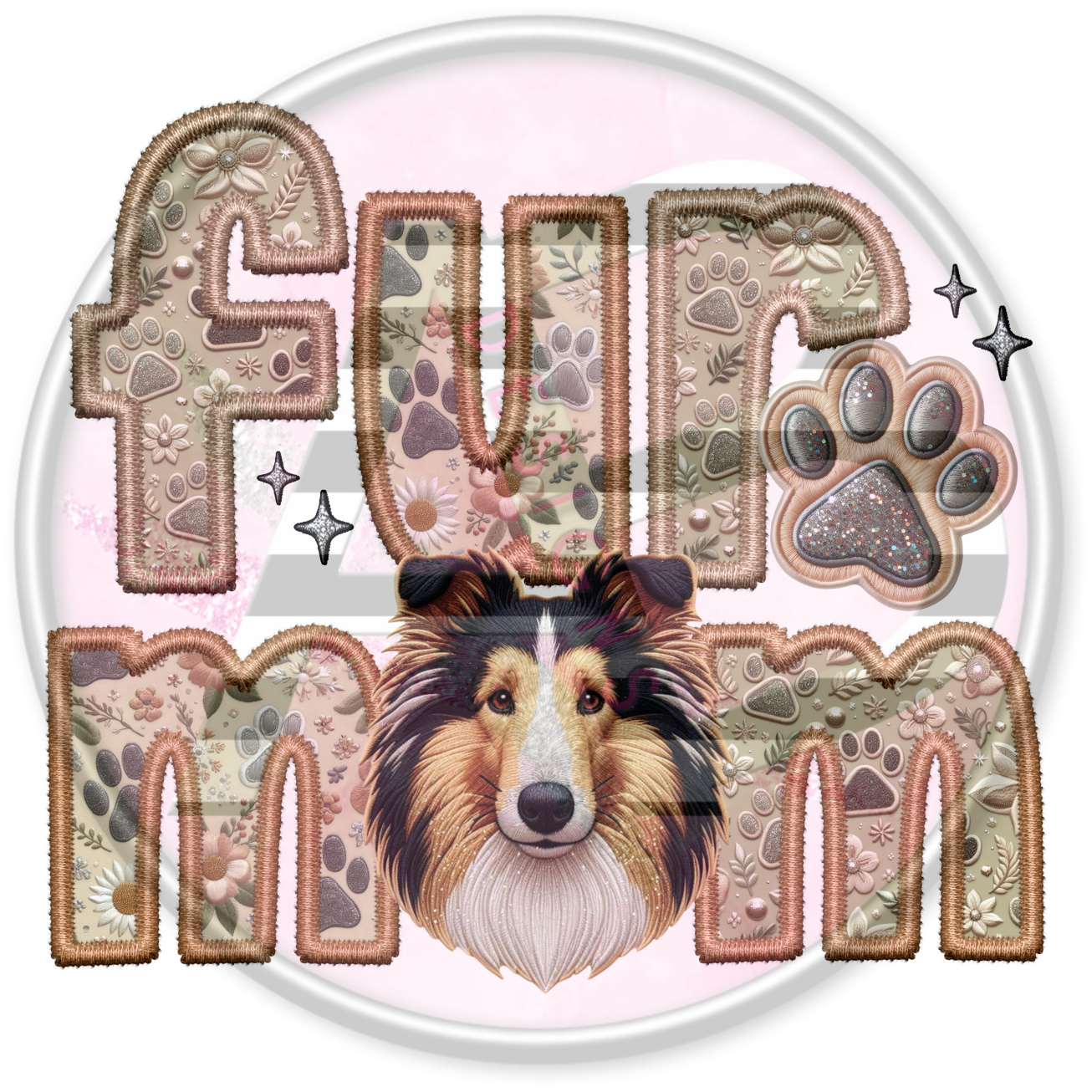 DTF Heat Transfer - Fur Mom 56