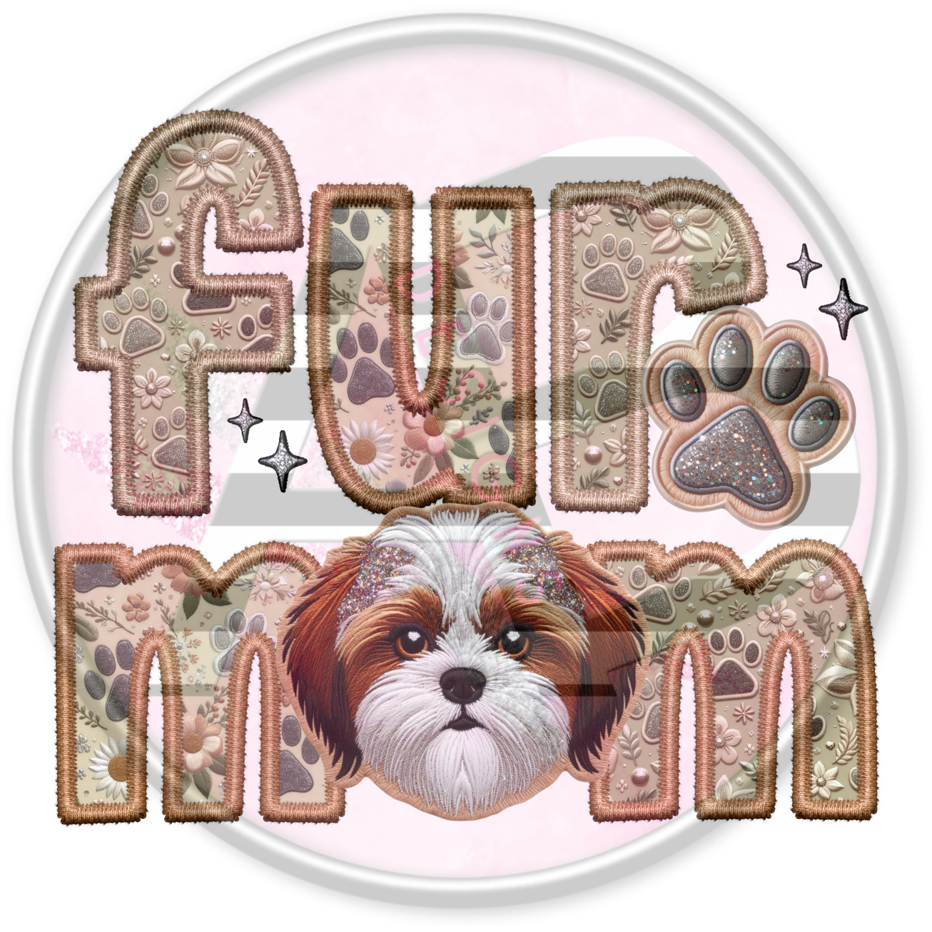 DTF Heat Transfer - Fur Mom 60