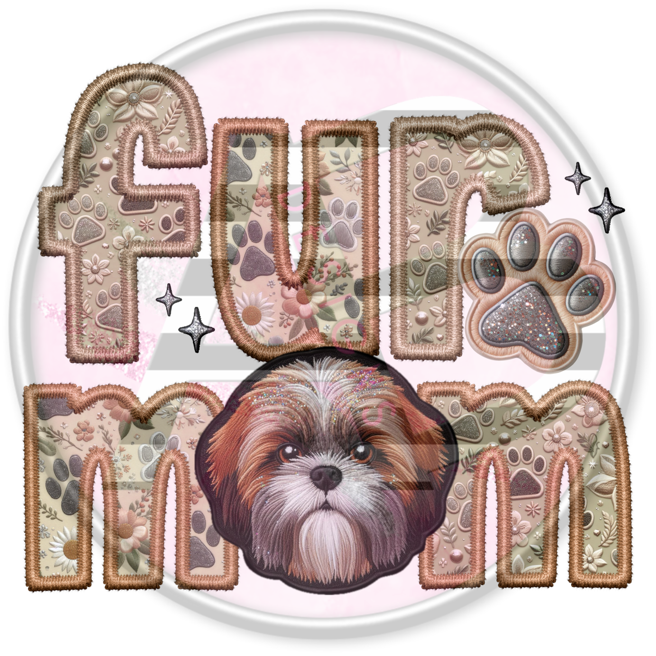 DTF Heat Transfer - Fur Mom 62