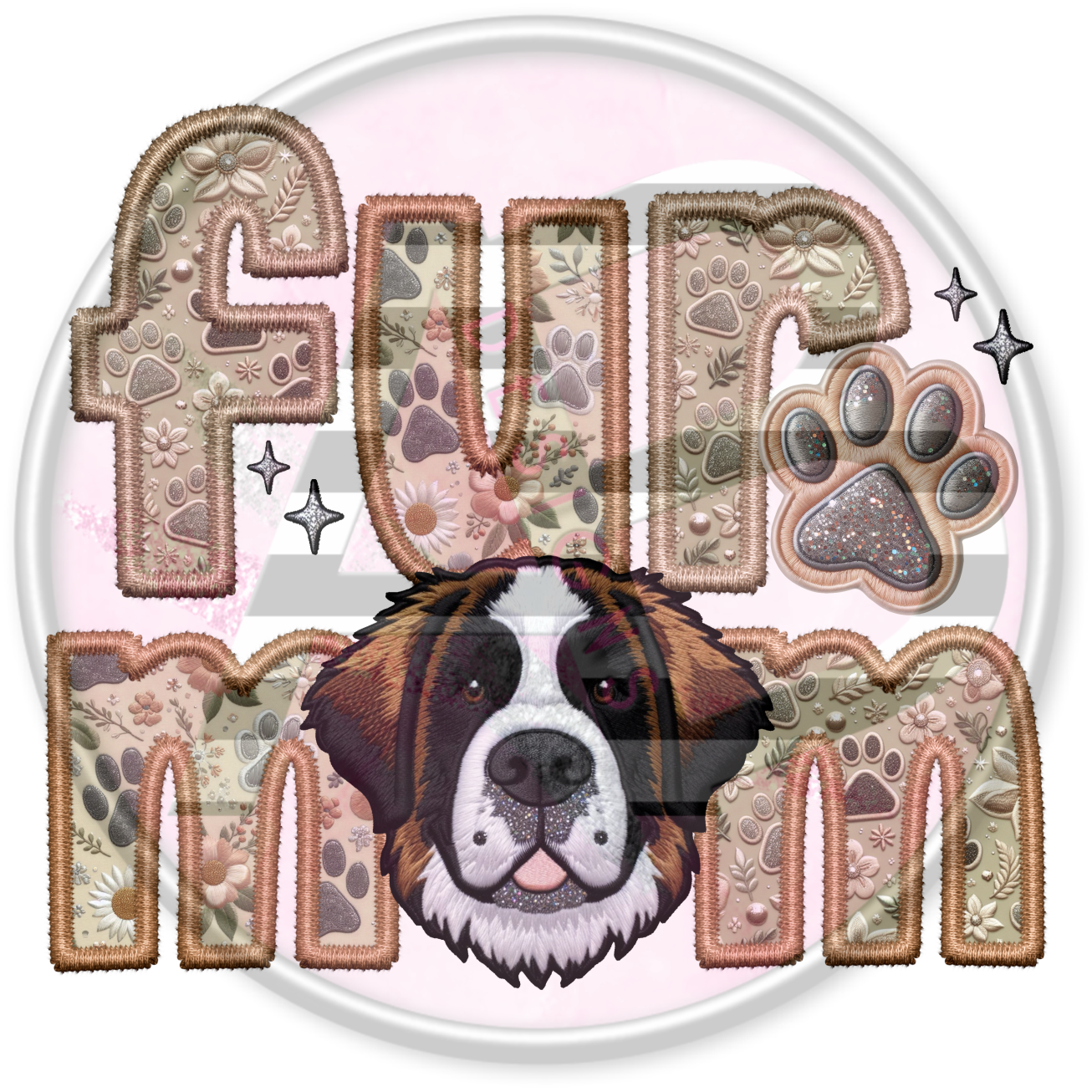 DTF Heat Transfer - Fur Mom 63