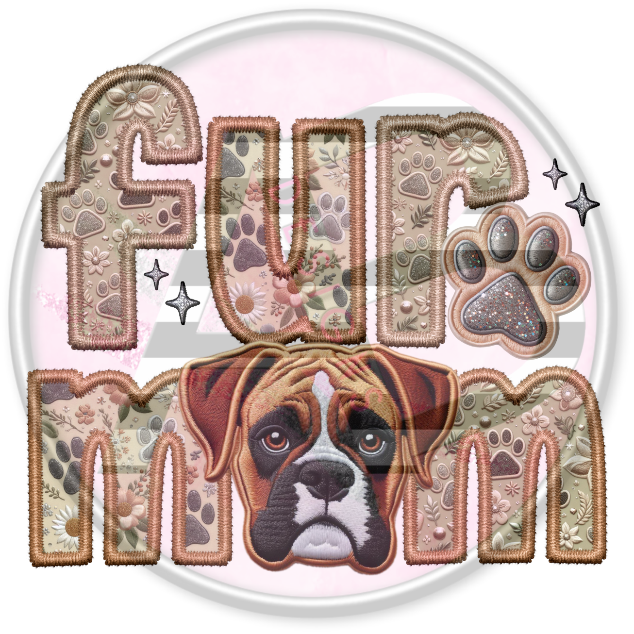 DTF Heat Transfer - Fur Mom 65