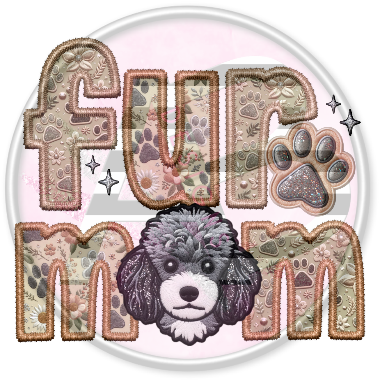 DTF Heat Transfer - Fur Mom 66