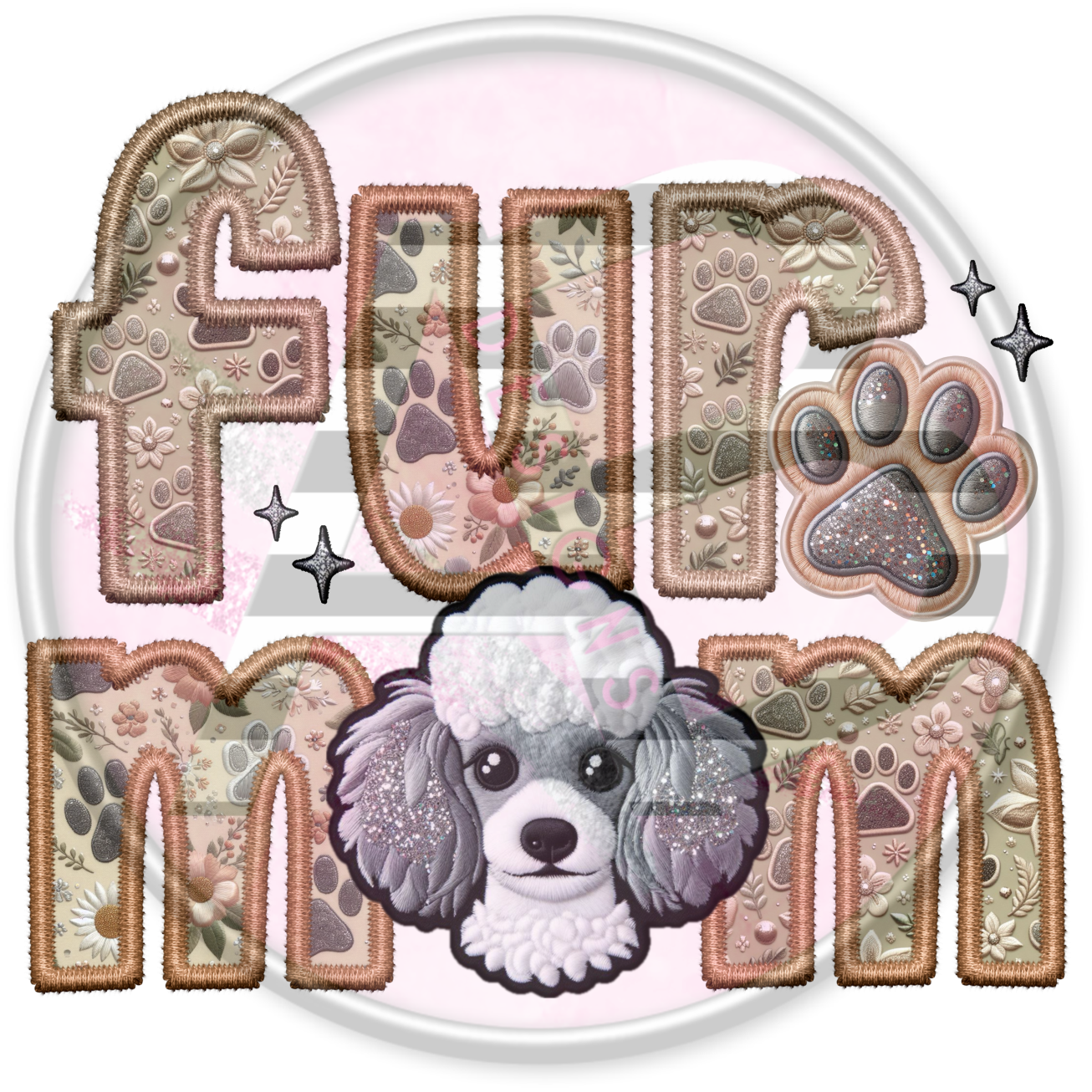 DTF Heat Transfer - Fur Mom 67