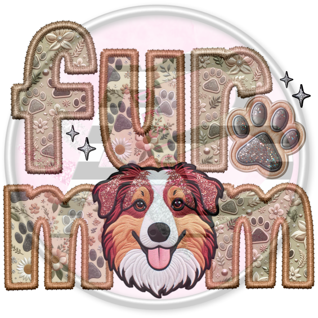 DTF Heat Transfer - Fur Mom 74