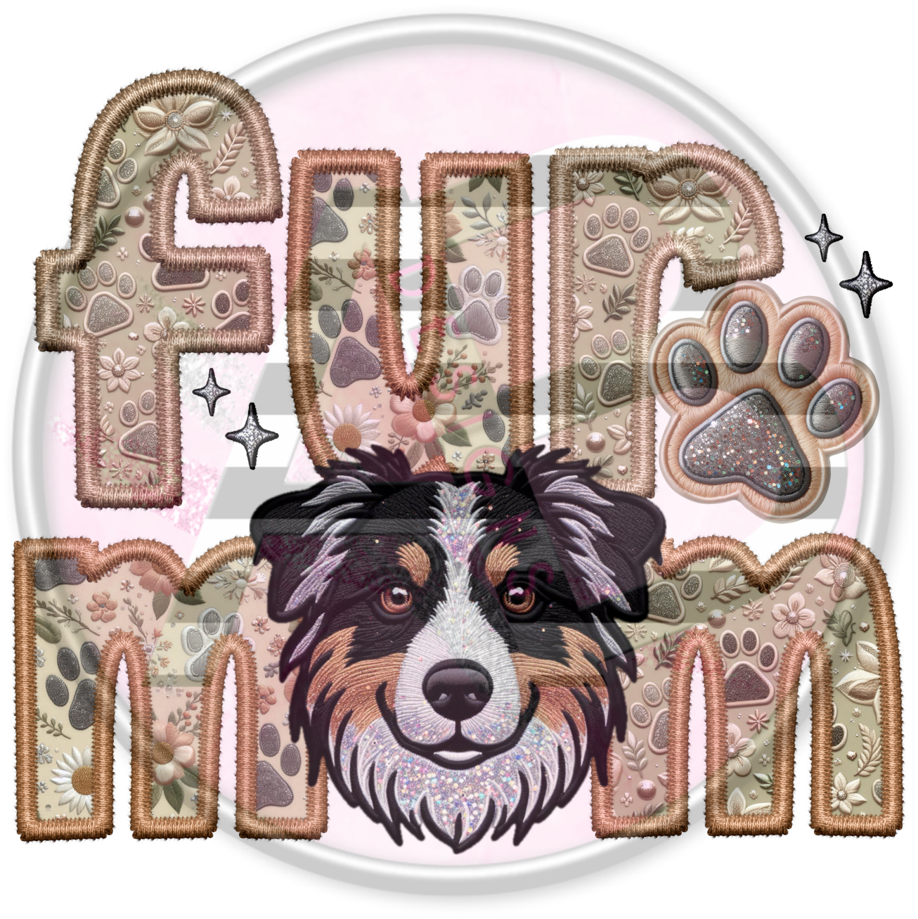 DTF Heat Transfer - Fur Mom 75