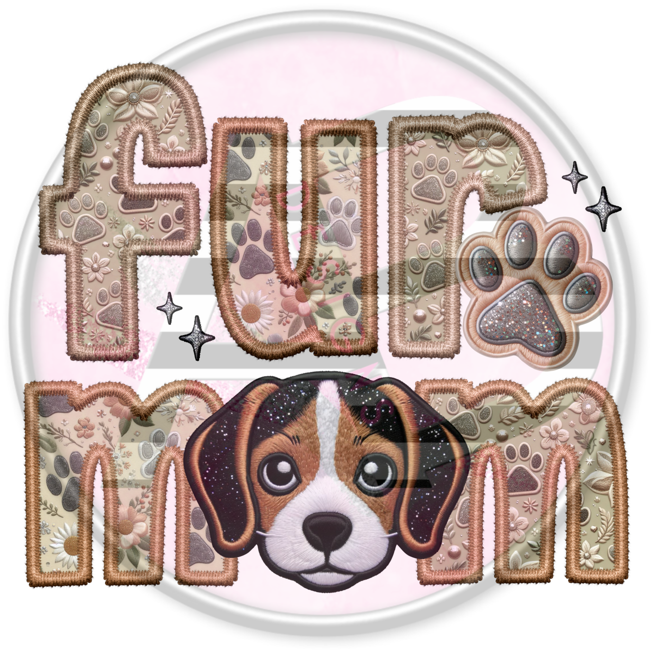 DTF Heat Transfer - Fur Mom 78