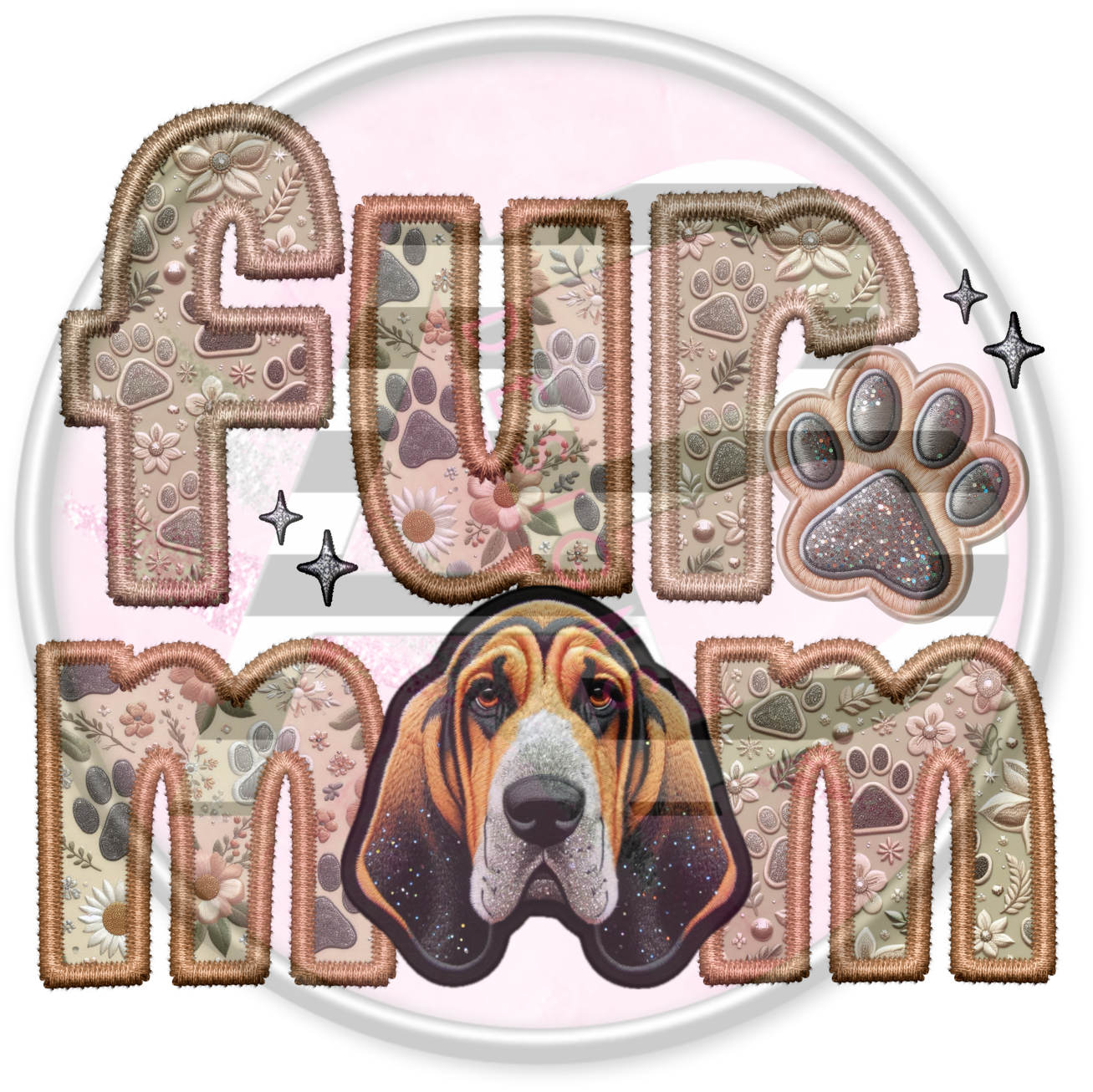 DTF Heat Transfer - Fur Mom 80