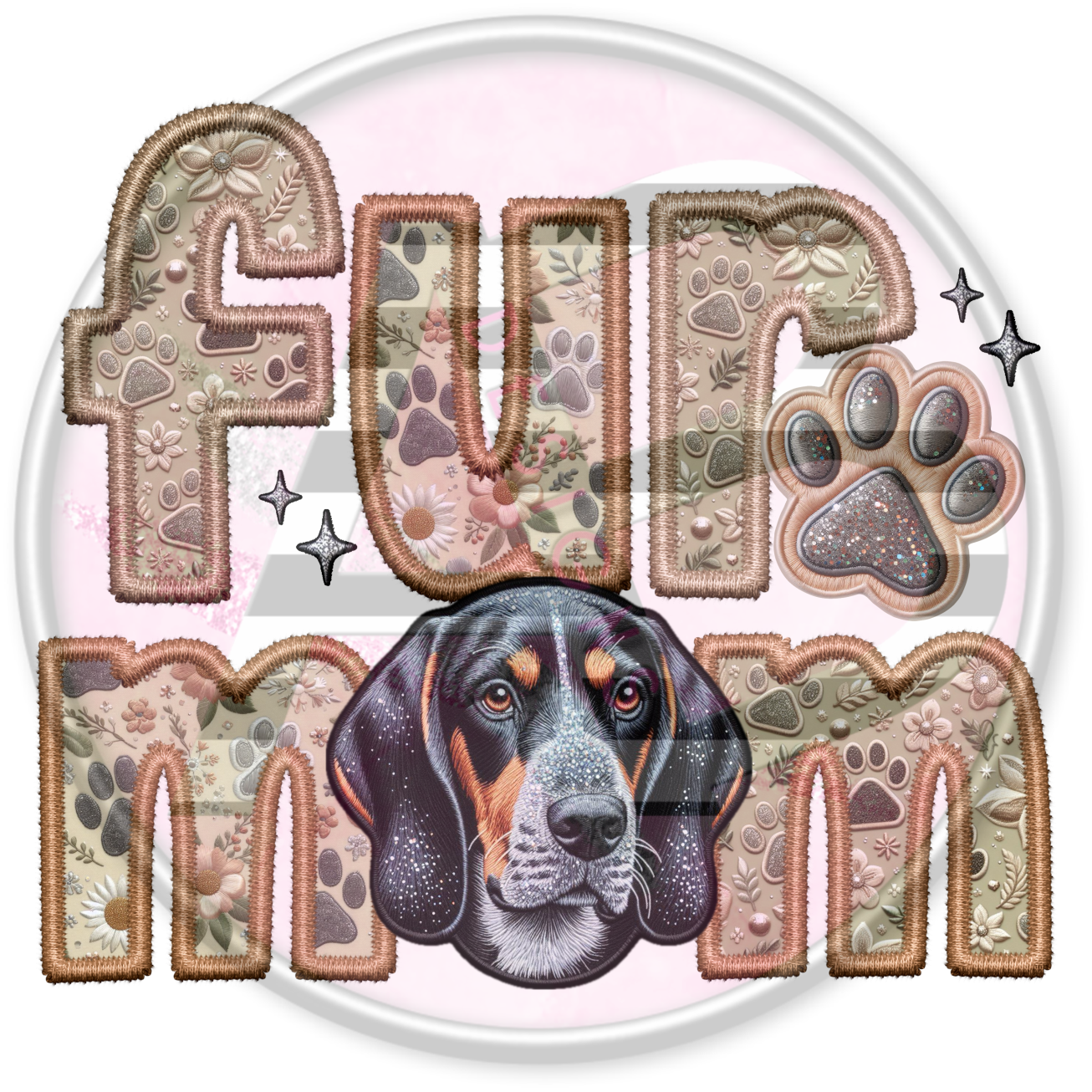 DTF Heat Transfer - Fur Mom 83